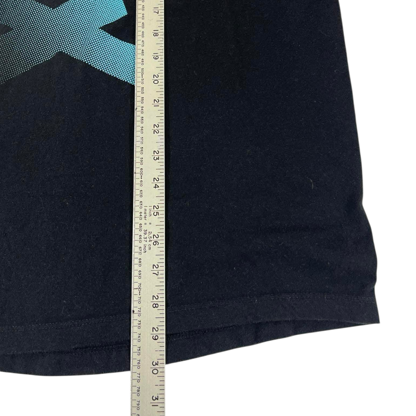 Y2K FOX RACING BLACK T-SHIRT WITH BLUE GRAPHIC (XL)