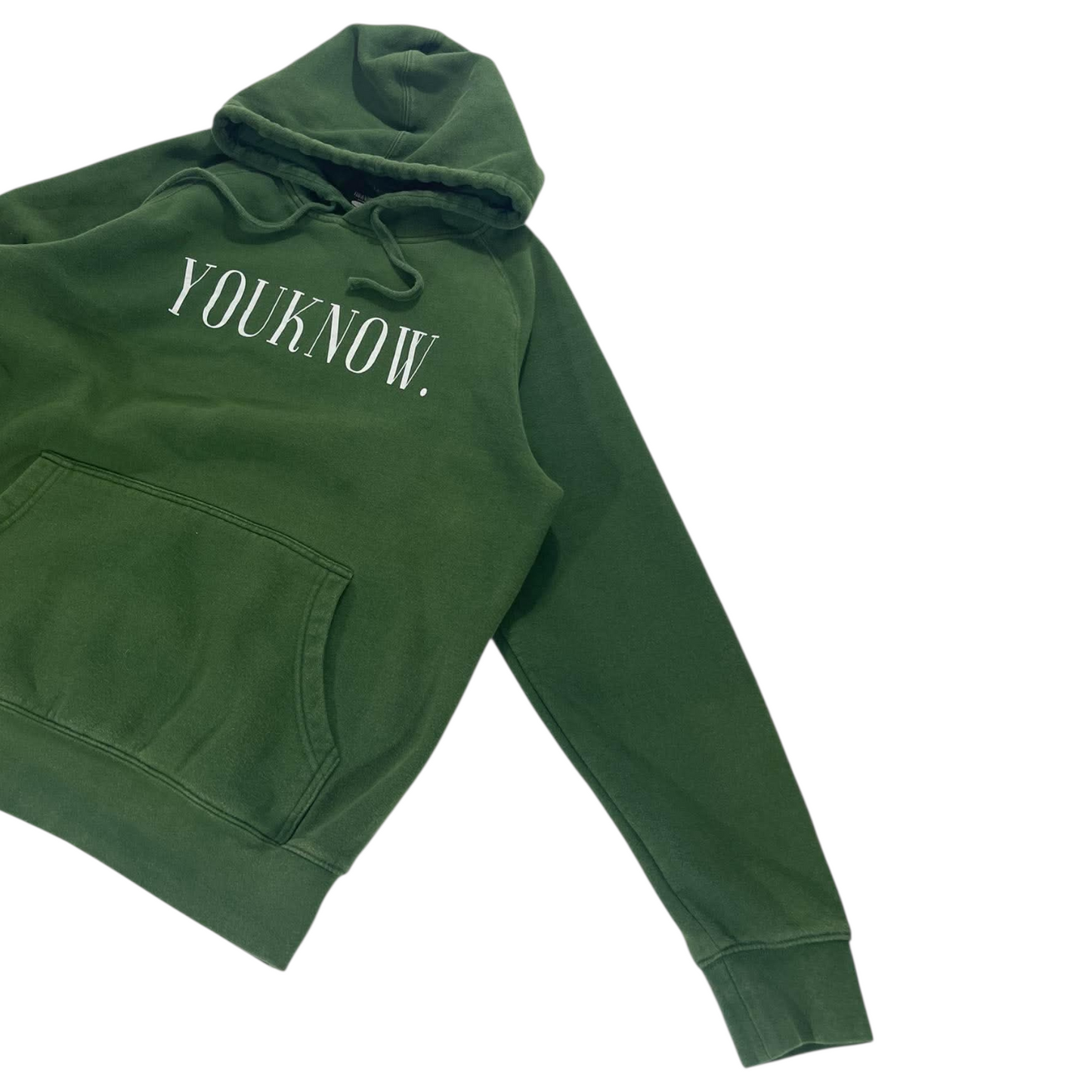 YOUKNOW. GREEN HOODIE (M)