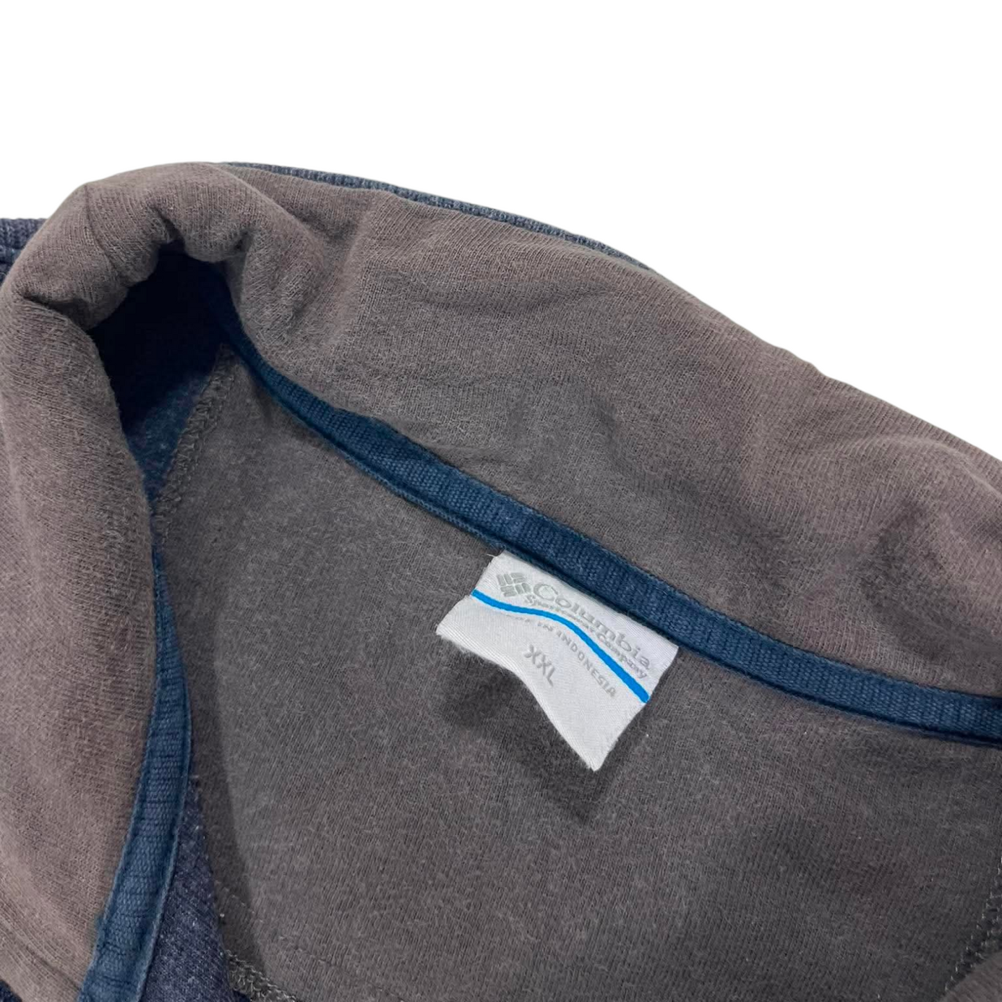 VINTAGE COLUMBIA BLUE QUARTER ZIP (L)