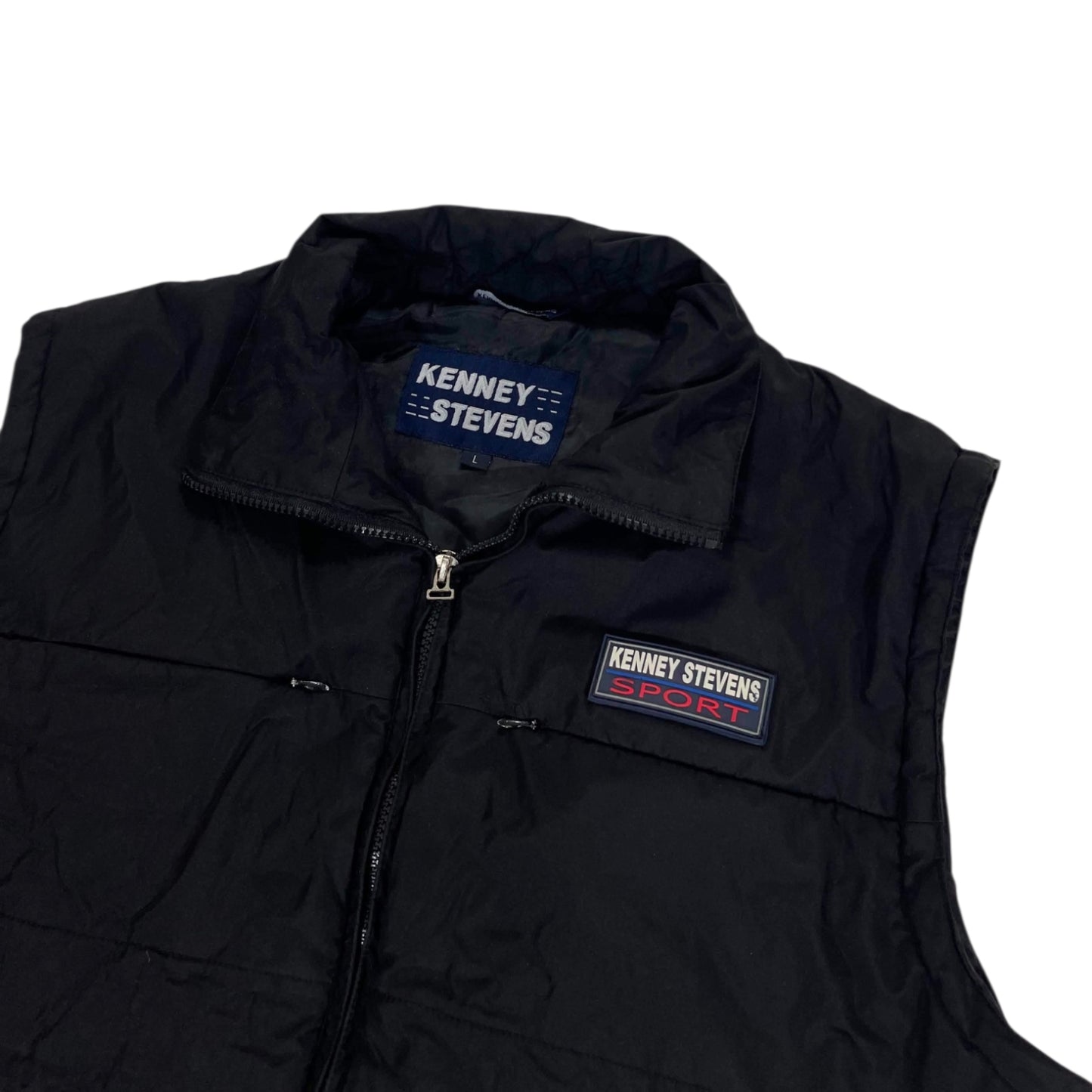 KENNY STEVENS BLACK VEST (L)