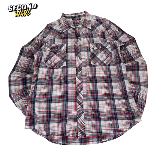 LEVI'S BLACK BUTTON UP SHIRT (L)