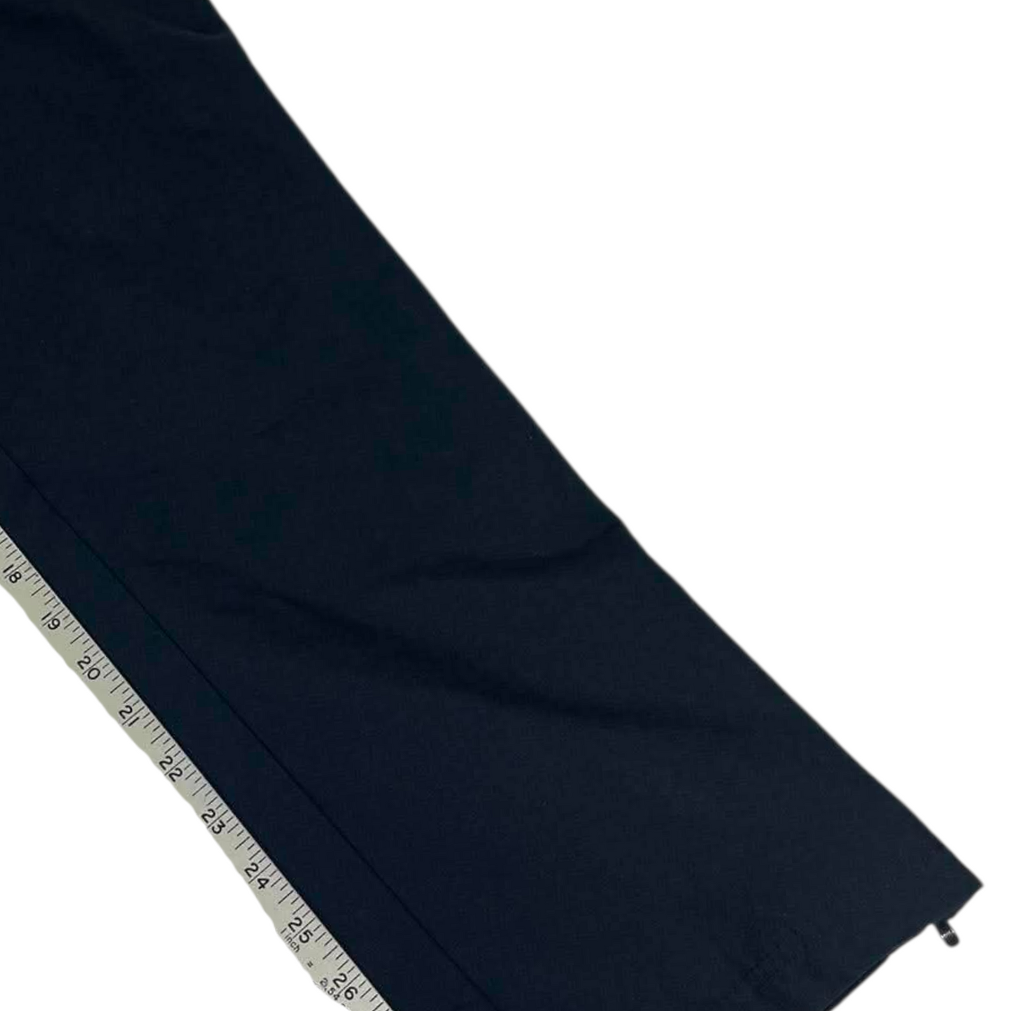 ADIDAS BLACK TRACK PANTS WITH DRAWSTRING WAIST AND POCKETS (XS)