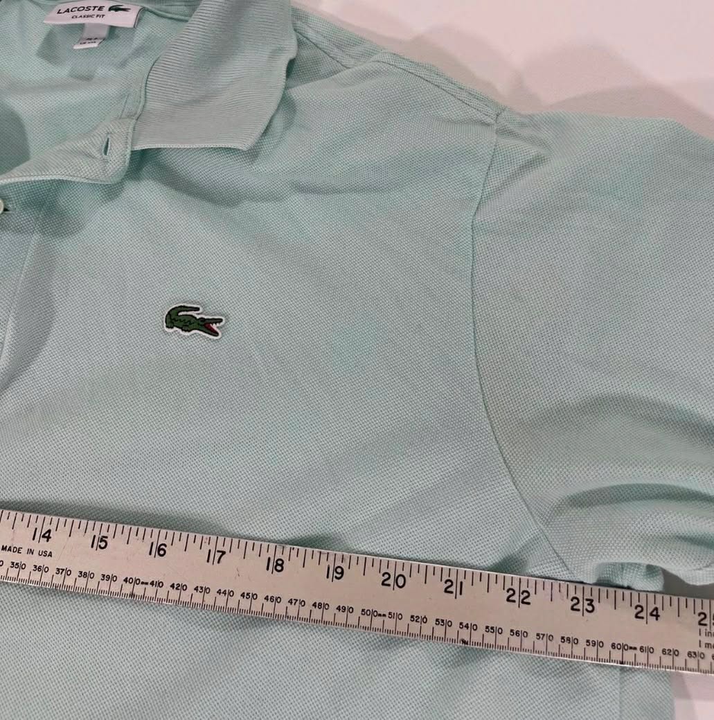 LACISTE LIGHT GREEN POLO SHIRT (L)