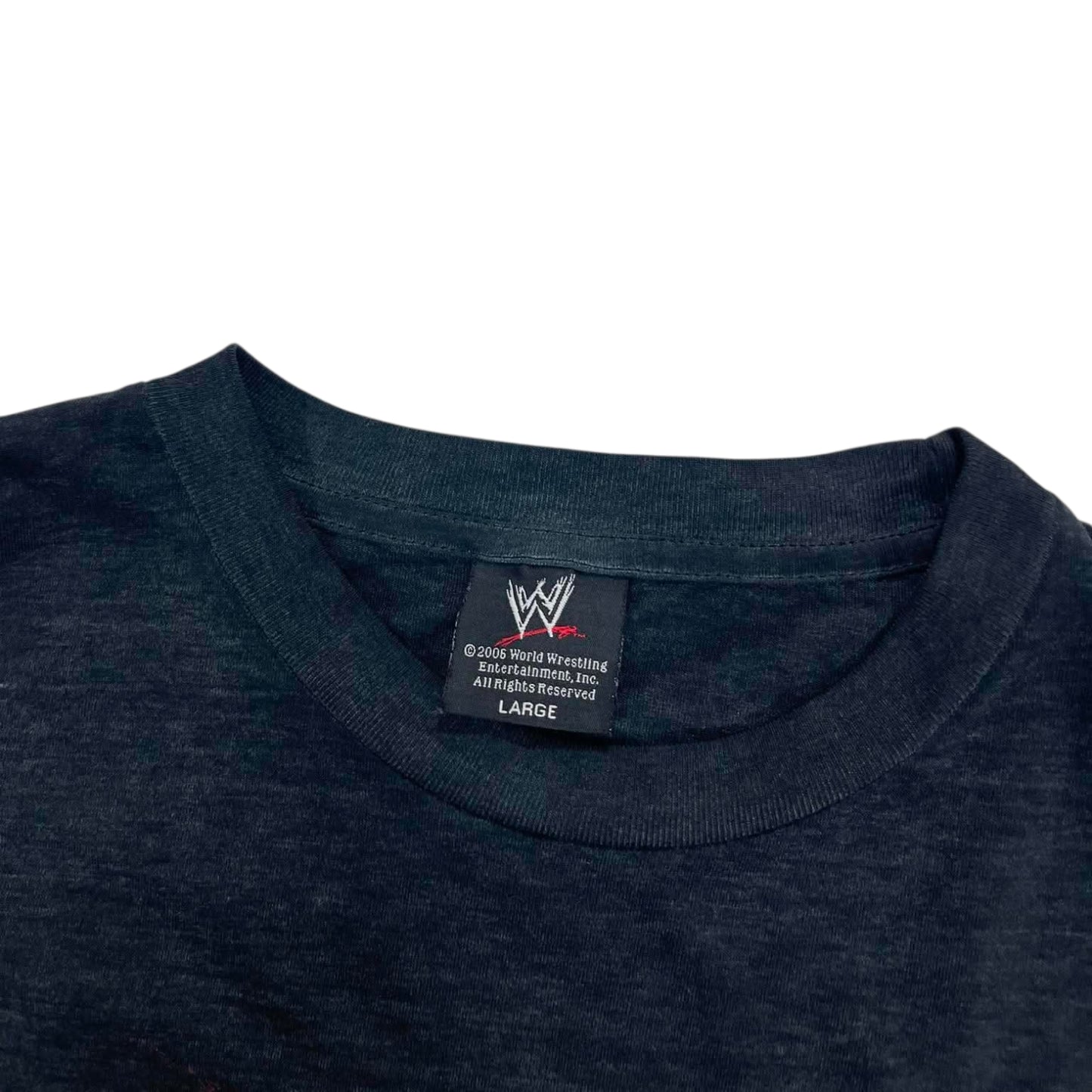 VINTAGE WWE SMACKDOWN VS RAW COTTON T-SHIRT (L)