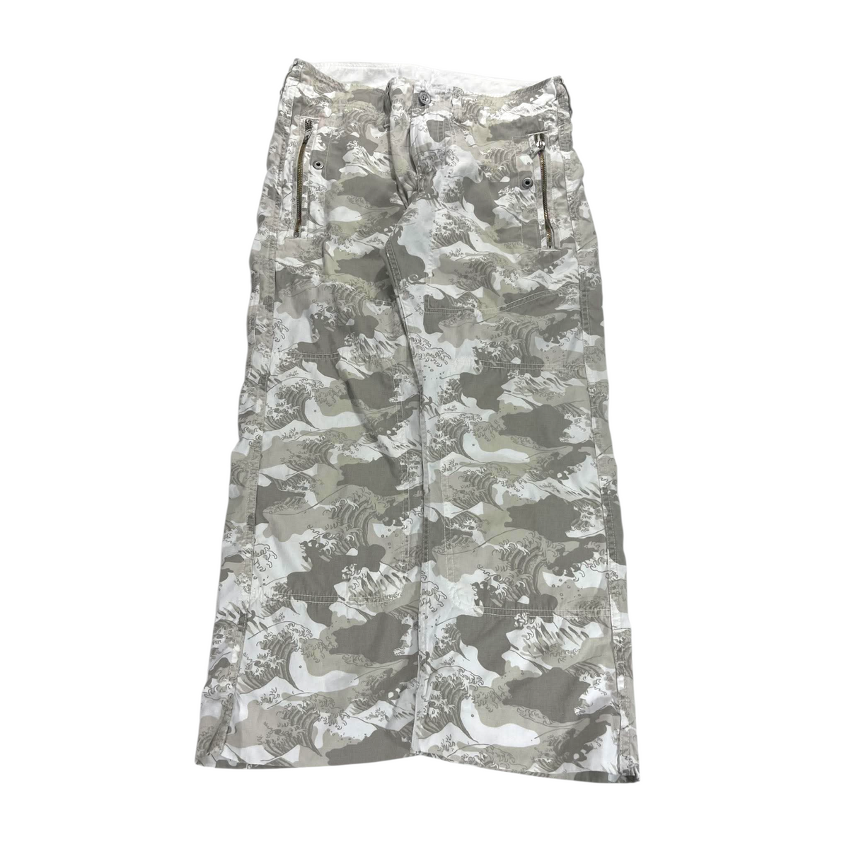 Y2K BAGGY WIDE LEG CAMO PANTS (30)