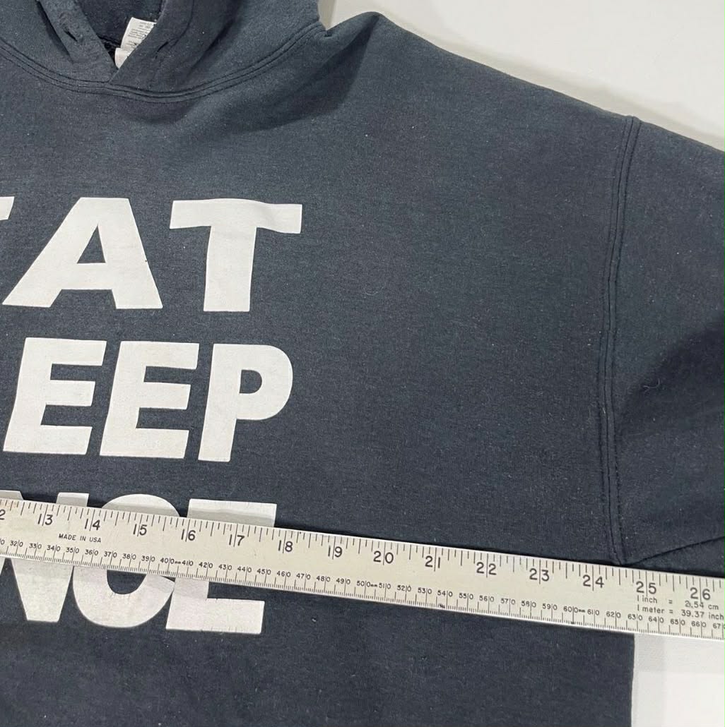 EAT SLEEP DANCE FADED HOODIE (L-XL)