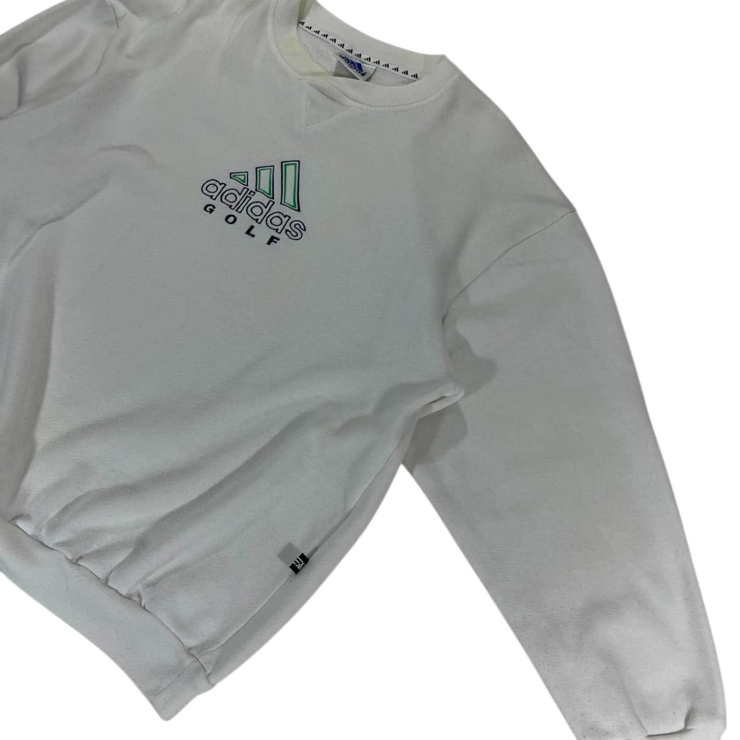 ADIDAS GOLF WHITE CREWNECK (M)