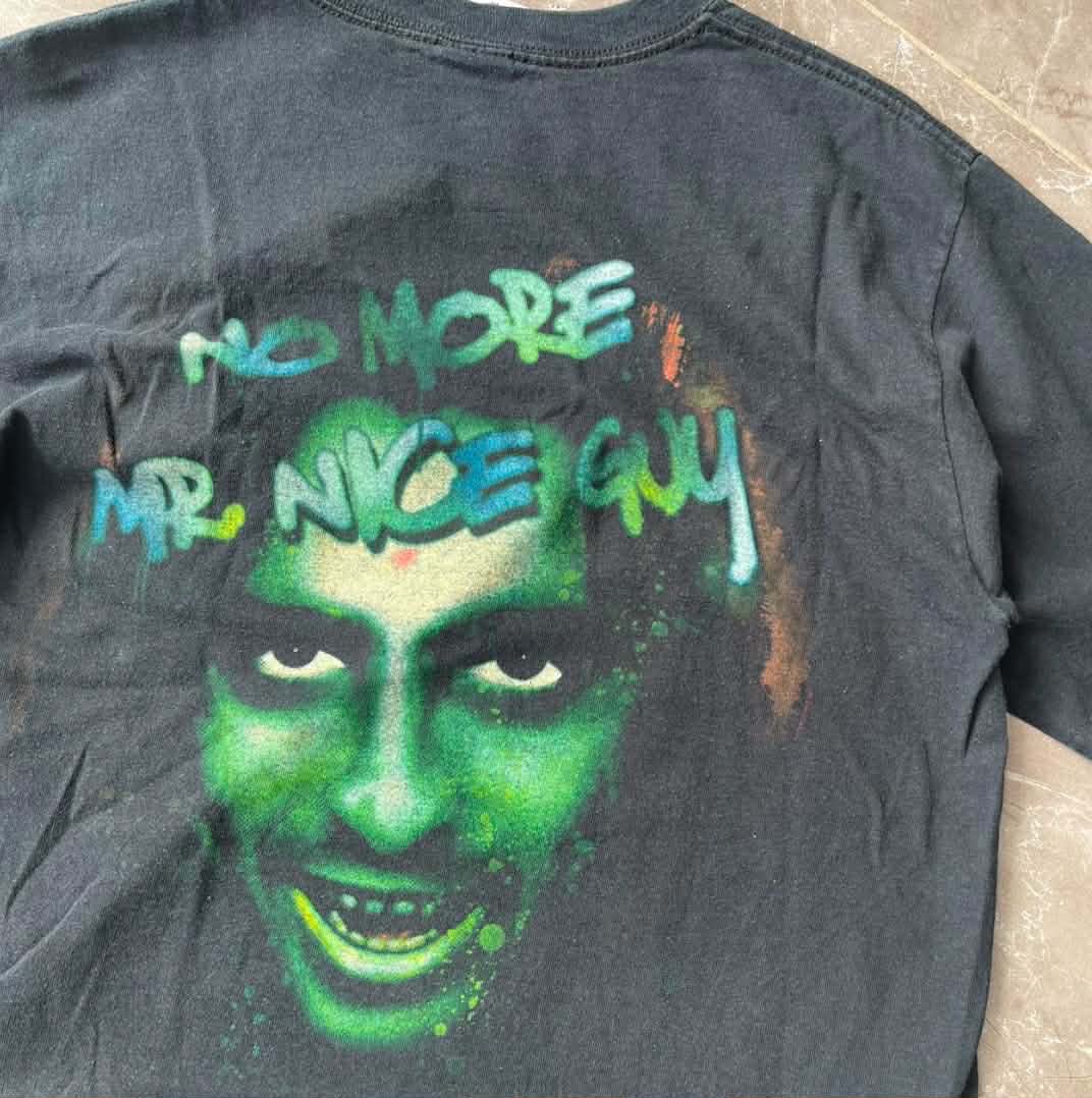 90s ALICE COOPER BLACK BAND TEE (M)