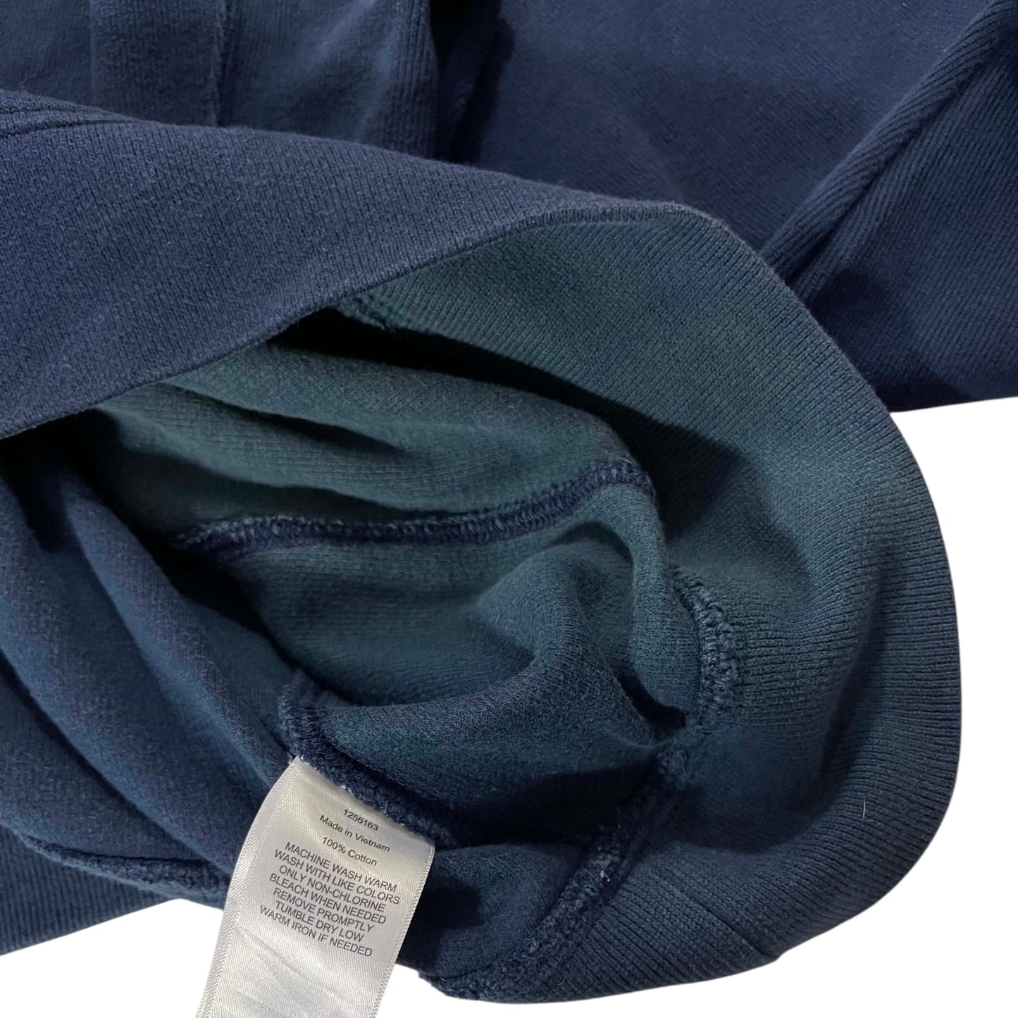 VINTAGE BIG PONY POLO RALPH LAUREN NAVY BLUE QUARTER ZIP (L)