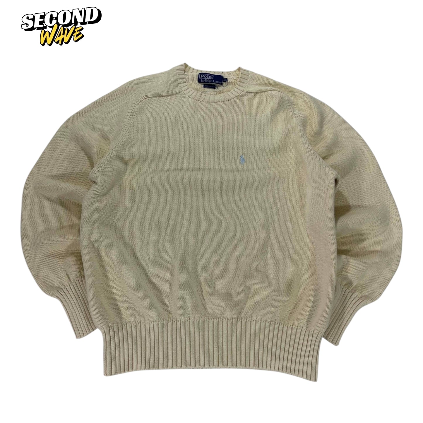 VINTAGE POLO RALPH LAUREN YELLOW COTTON (M-L)