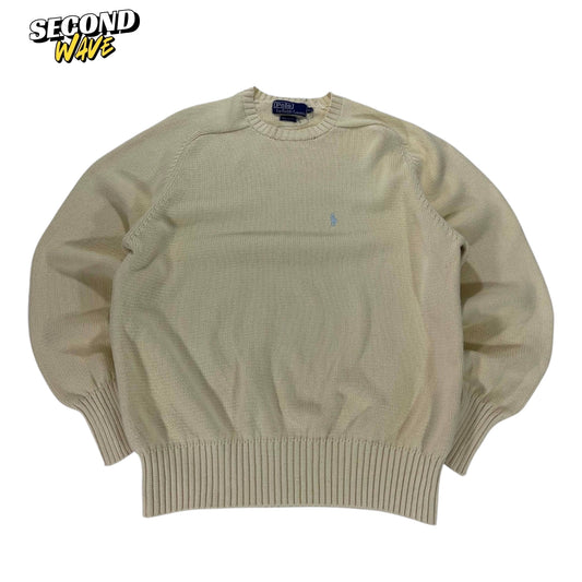 VINTAGE POLO RALPH LAUREN YELLOW COTTON (M-L)