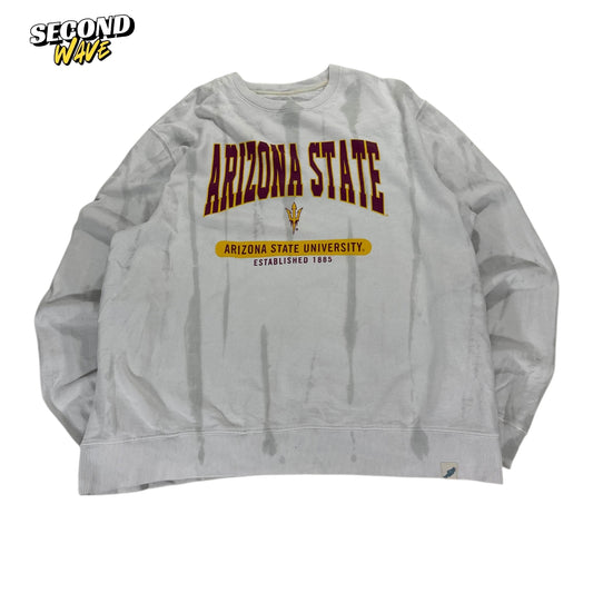 VINTAGE TRASHED VIBES ARIZONA STATE UNIVERSITY CREWNECK (XL)