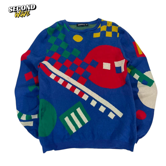 DANGERFIELD MULTICOLOURED KNITTED JUMPER (M)