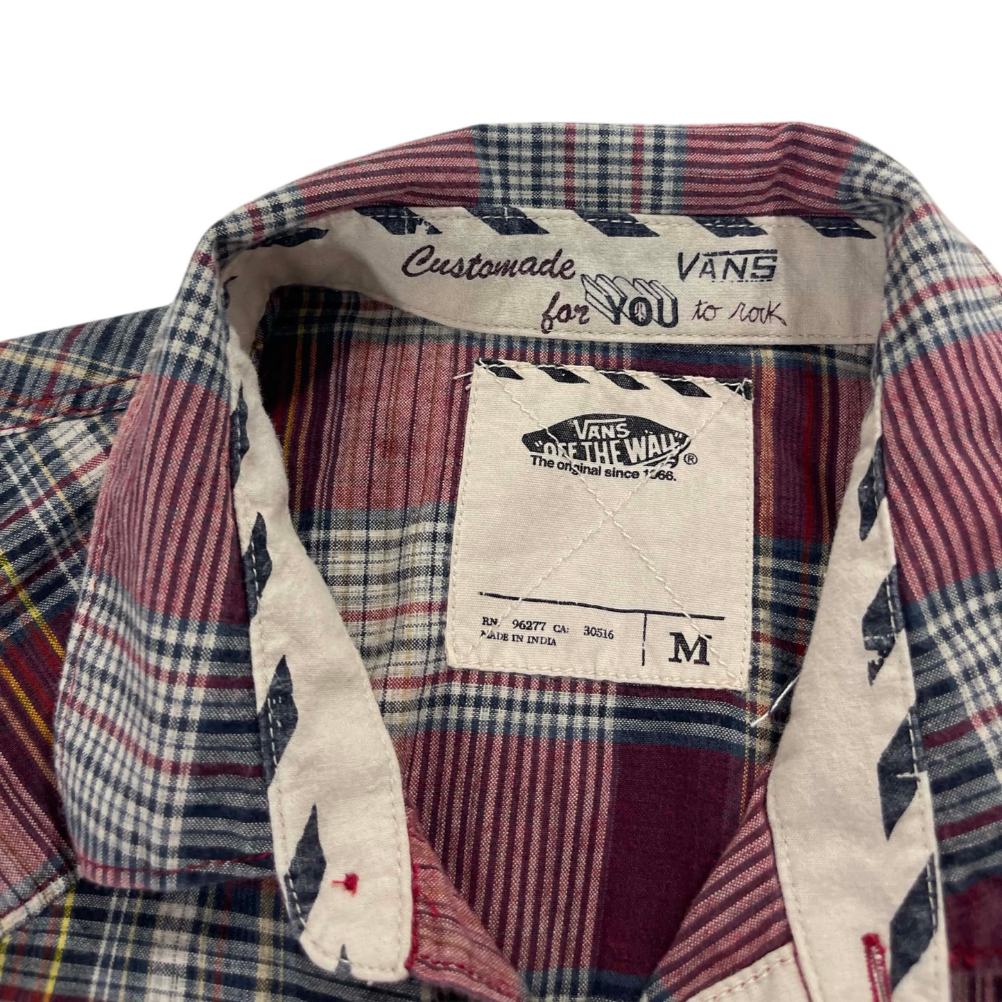 Y2K VANS PLAID FLANNEL (M)