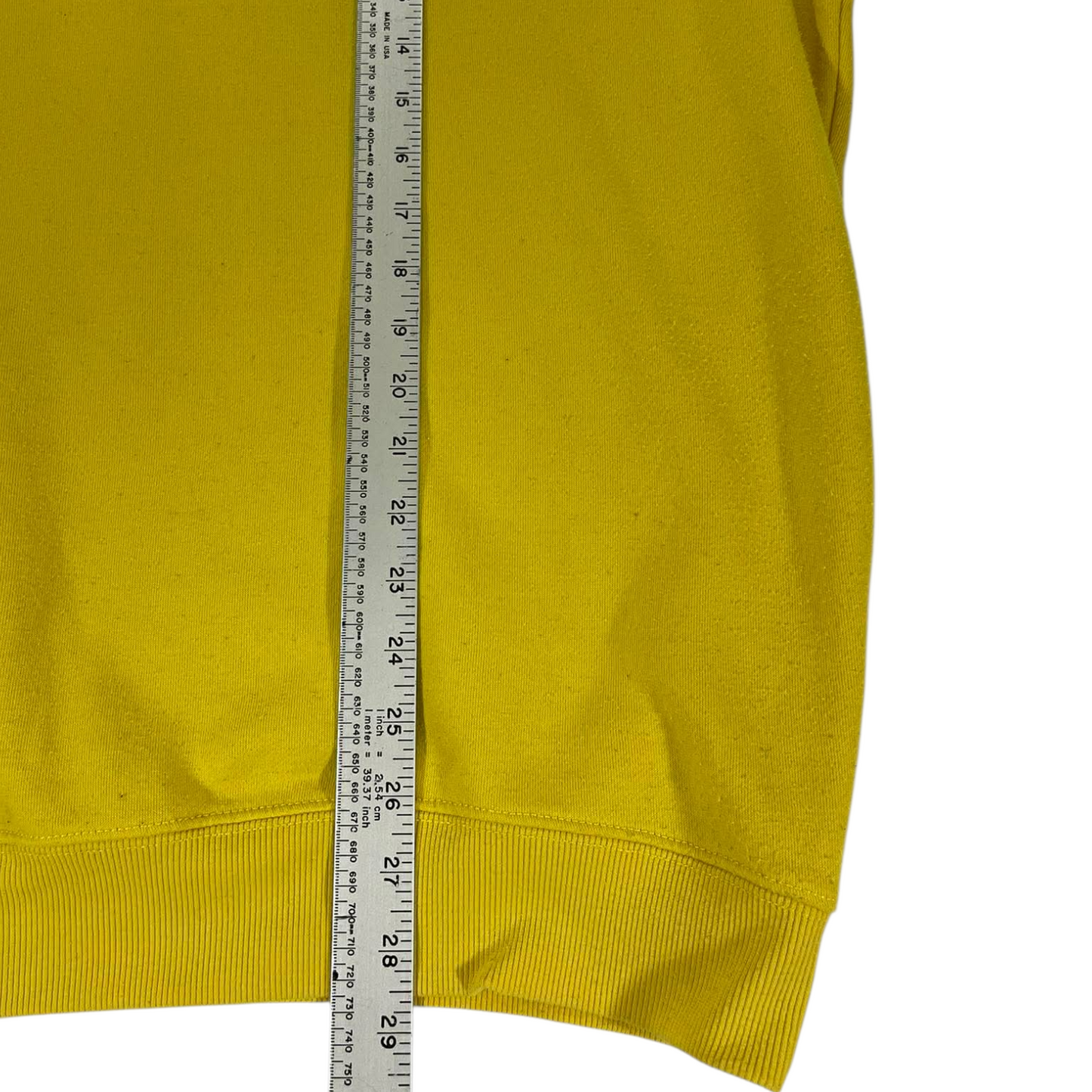 VINTAGE FILA YELLOW CREWNECK SWEATSHIRT (M)