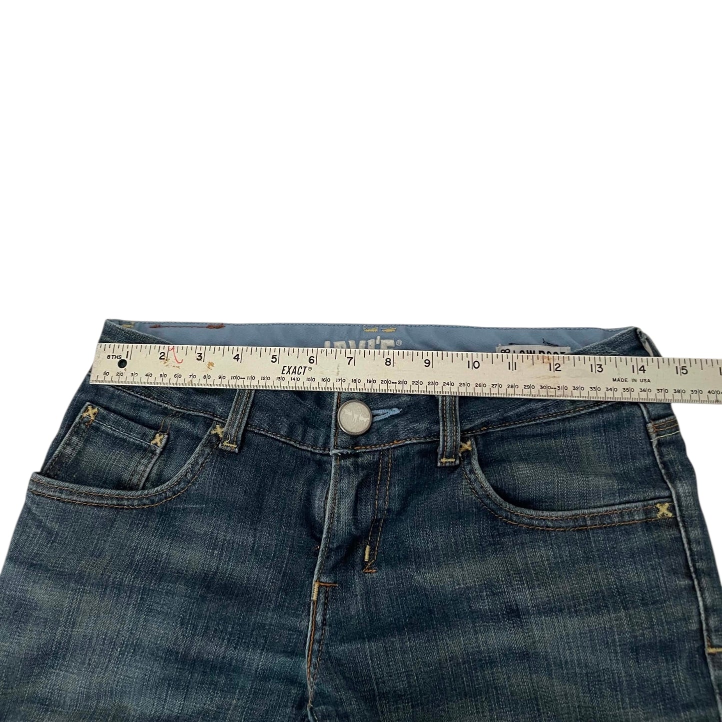 LEVI'S 808 LOW BOOTCUT JEANS (28")