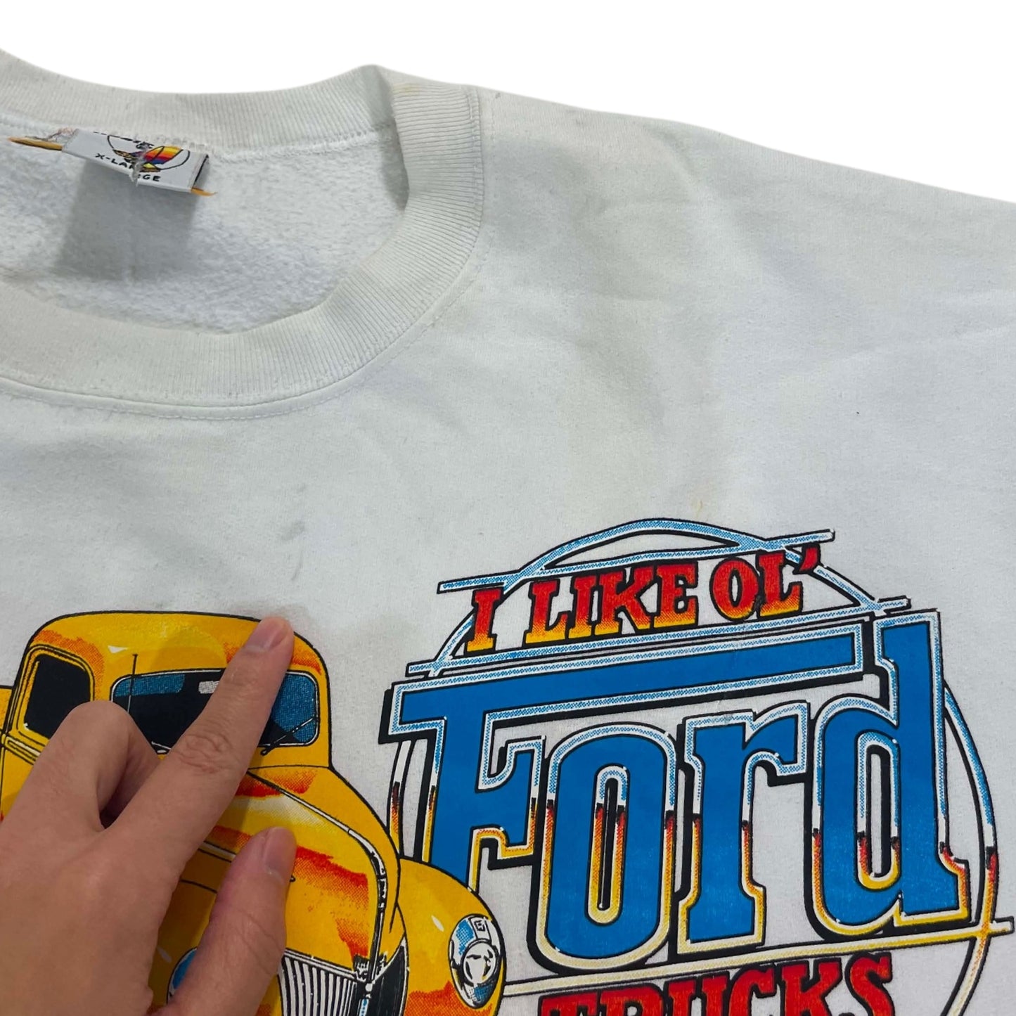 90S HOBIE FORD TRUCKS SWEATSHIRT (XL)