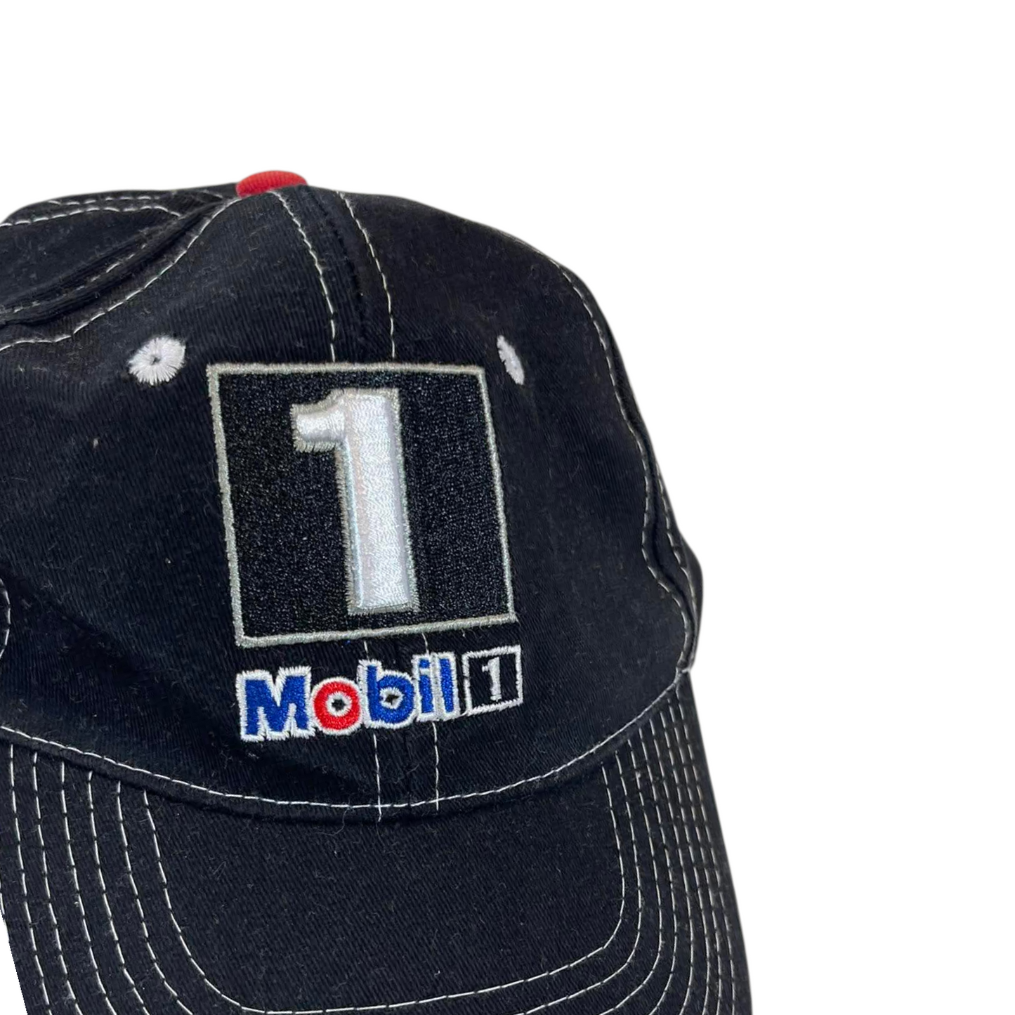 MOBIL 1 BLACK BASEBALL CAP