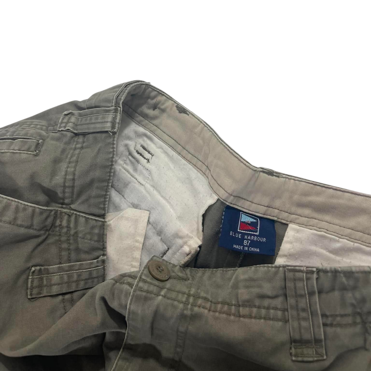 BLUE HARBOUR GREEN OLIVE PANTS (34)