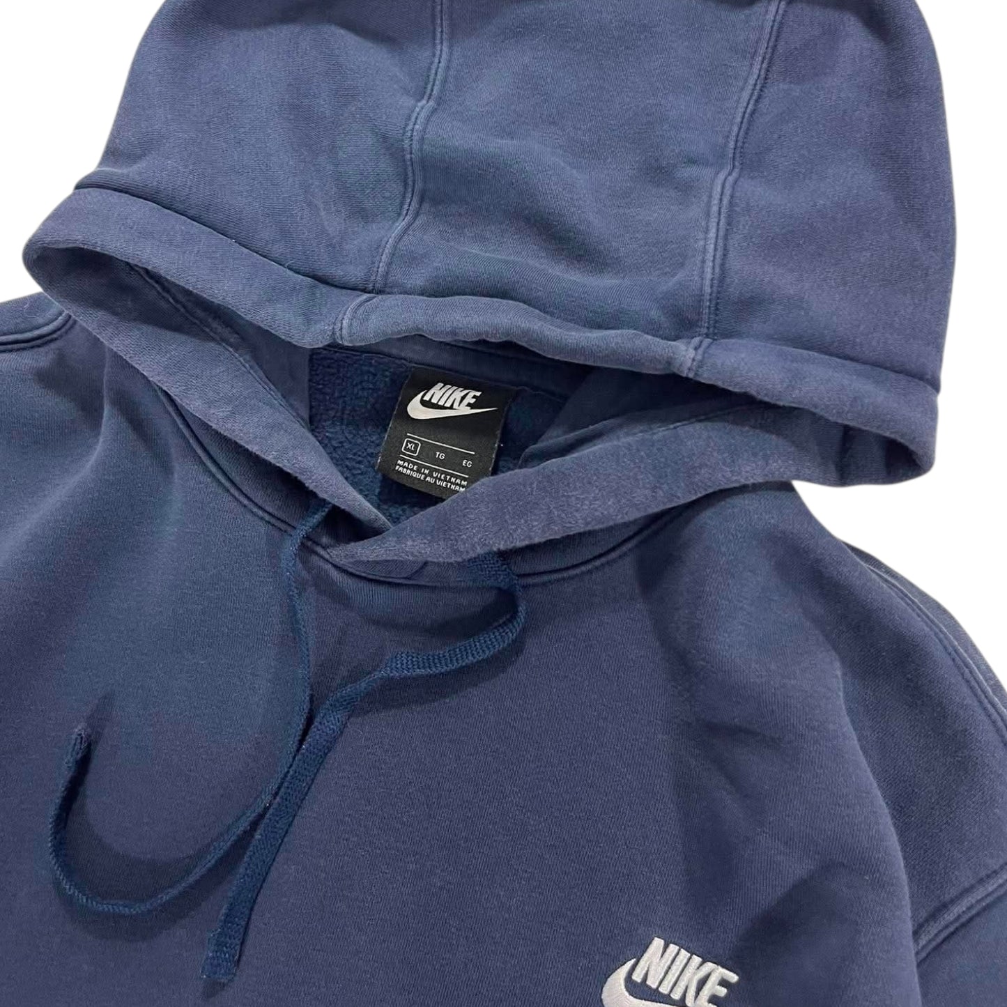 CLASSIC NIKE NAVY BLUE HOODIE (L)