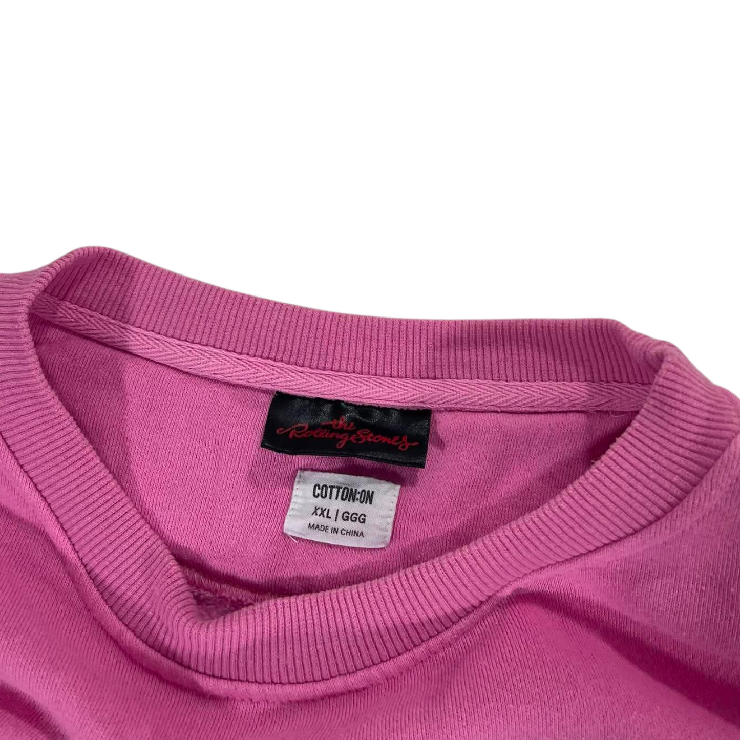 ROLLING STONES PINK CREWNECK (XXL)
