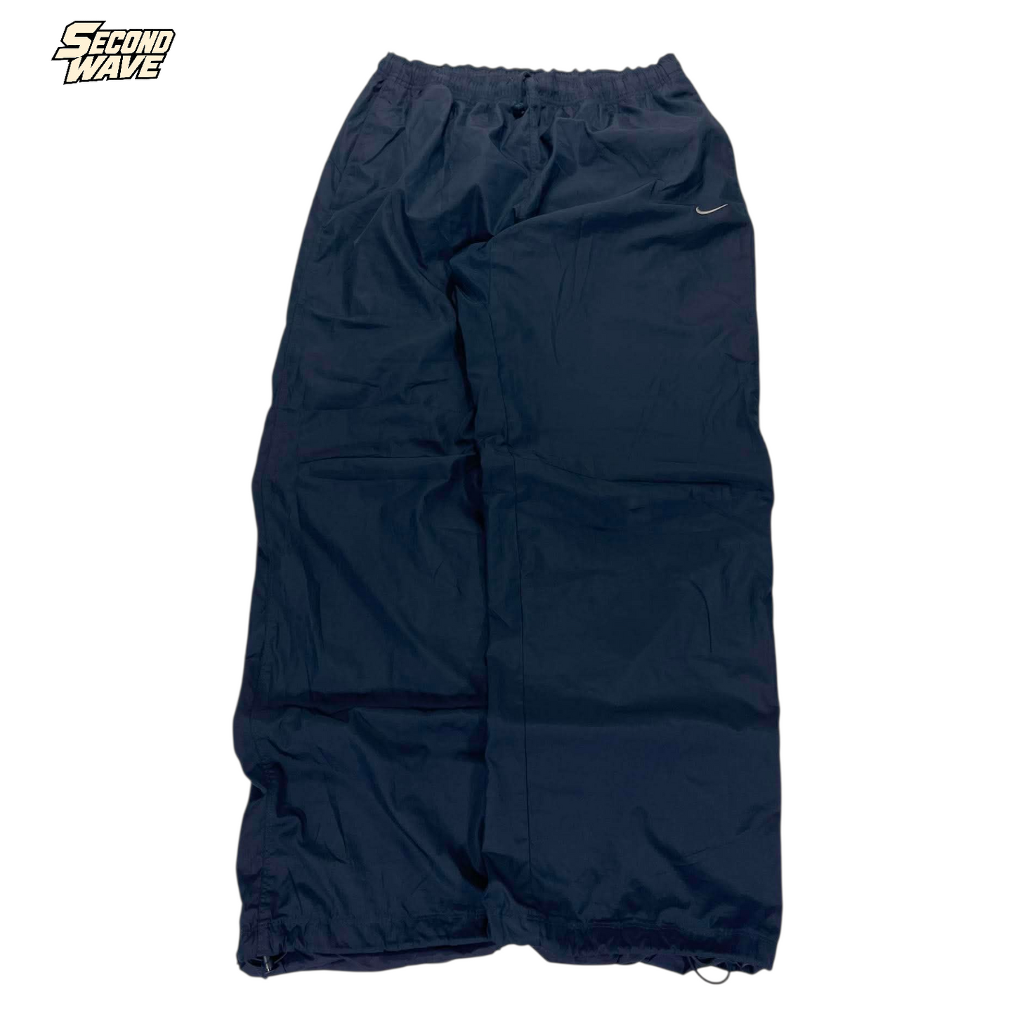 Y2K NIKE NAVY BLUE TRACK PANTS⁵ (BEST FIT XL)