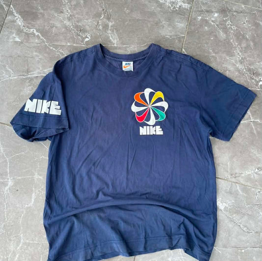 NIKE NAVY BLUE NIKE VINTAGE 90s TEE (L-XL)