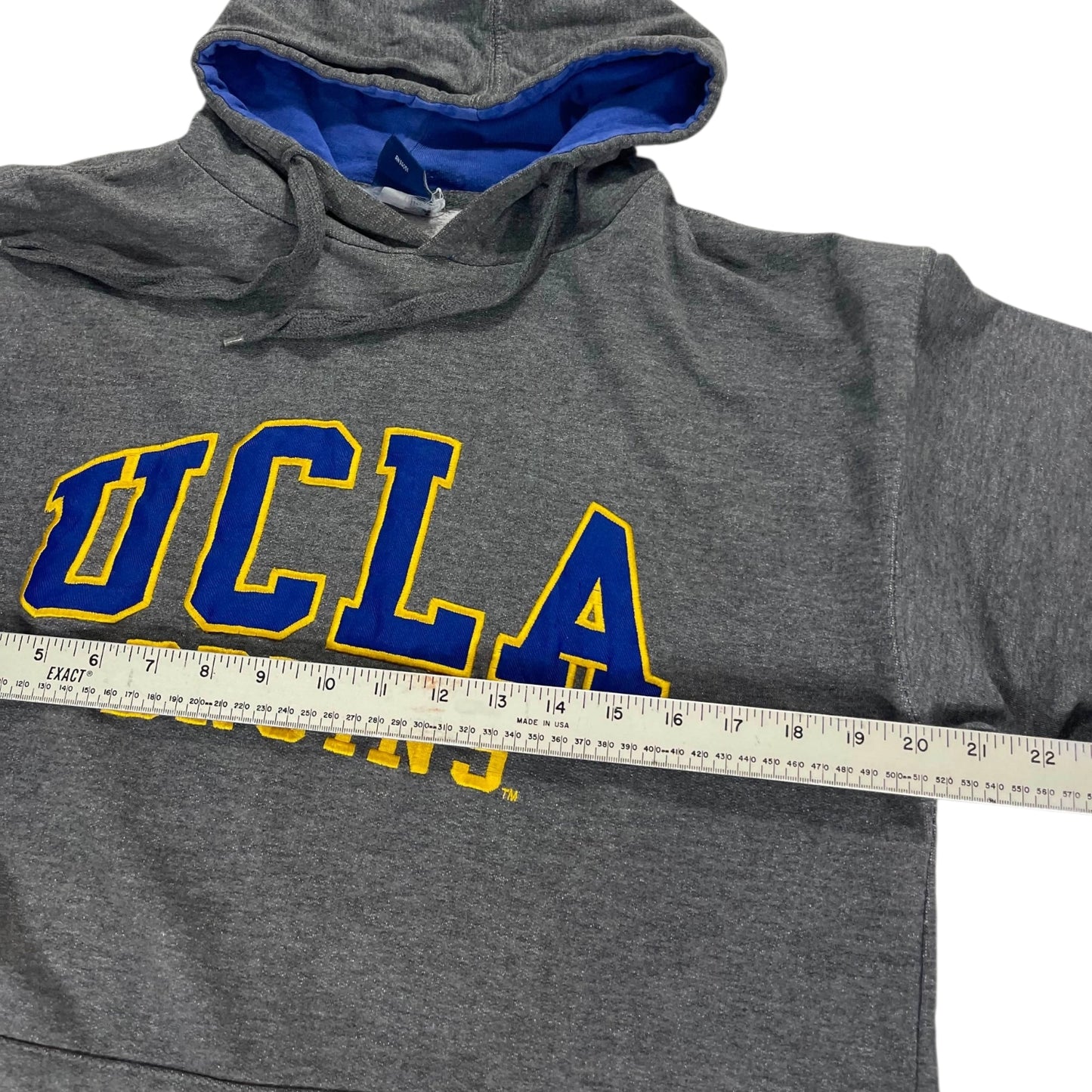 Y2K UCLA BRUINS GRAY HOODIE (M)