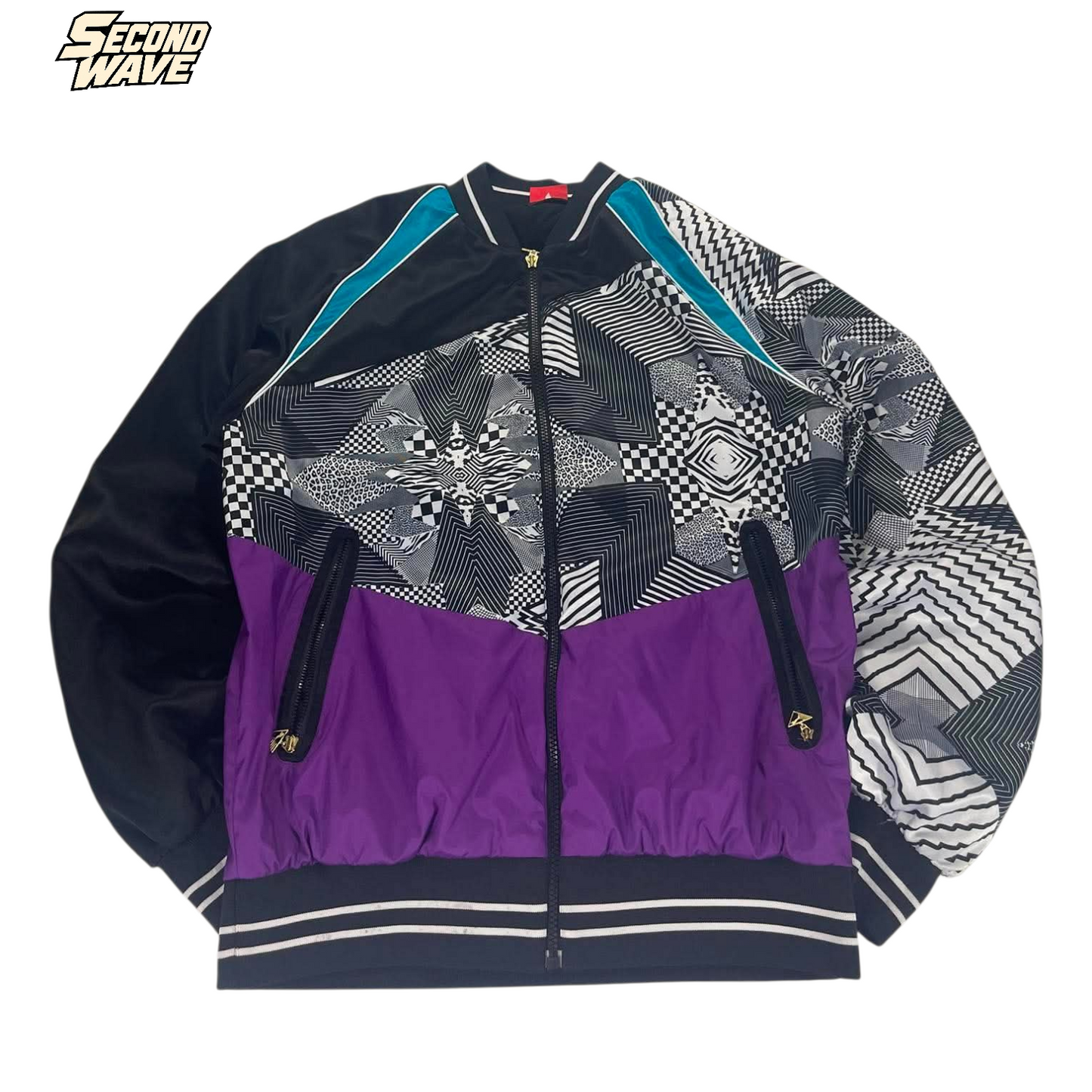 PUMA BLACK/PURPLE JACKET (M)