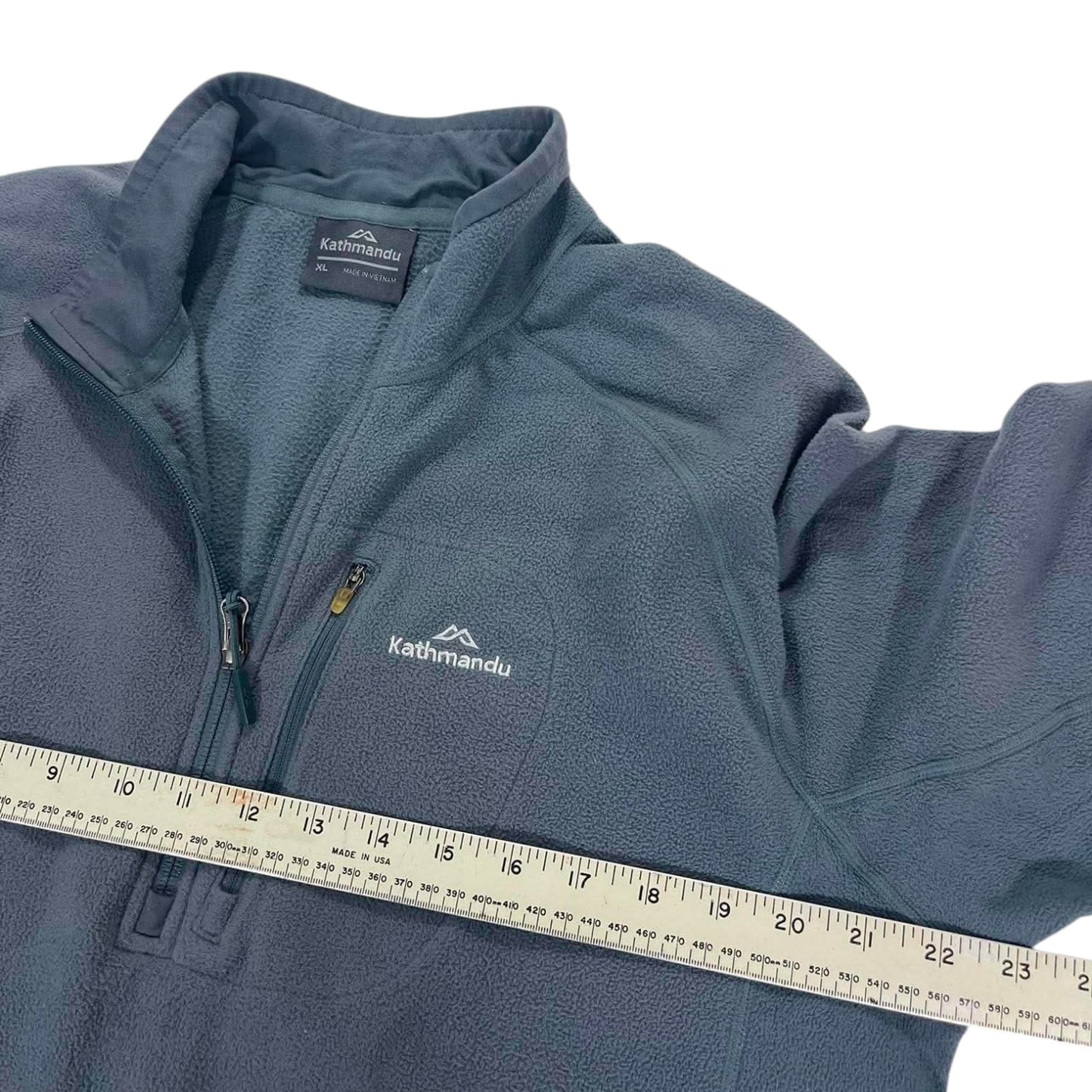 KATHMANDU GREEN QUARTER ZIP FLEECE (M)