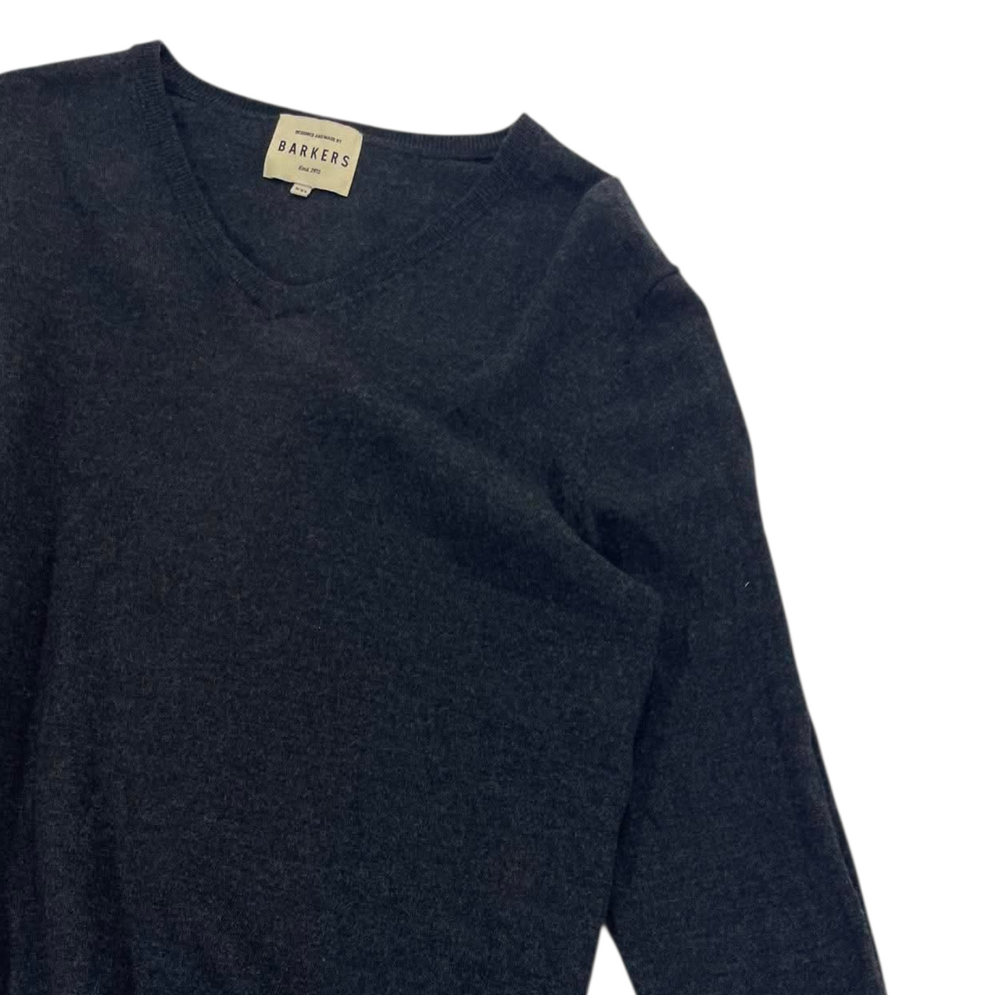 BARKERS WOOL V NECK SWEATER (L)