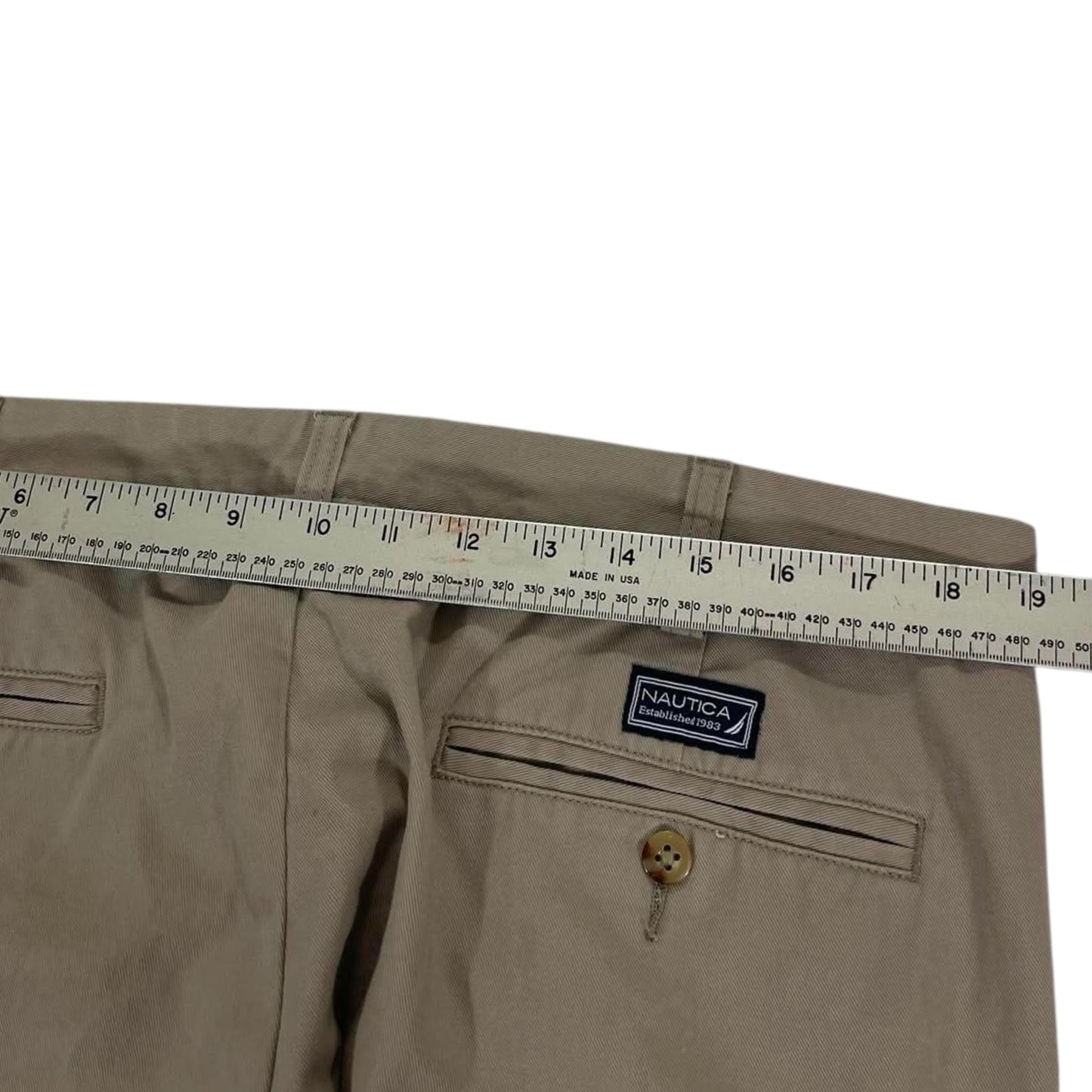 VINTAGE NAUTICA BROWN CHINO PANTS (38)