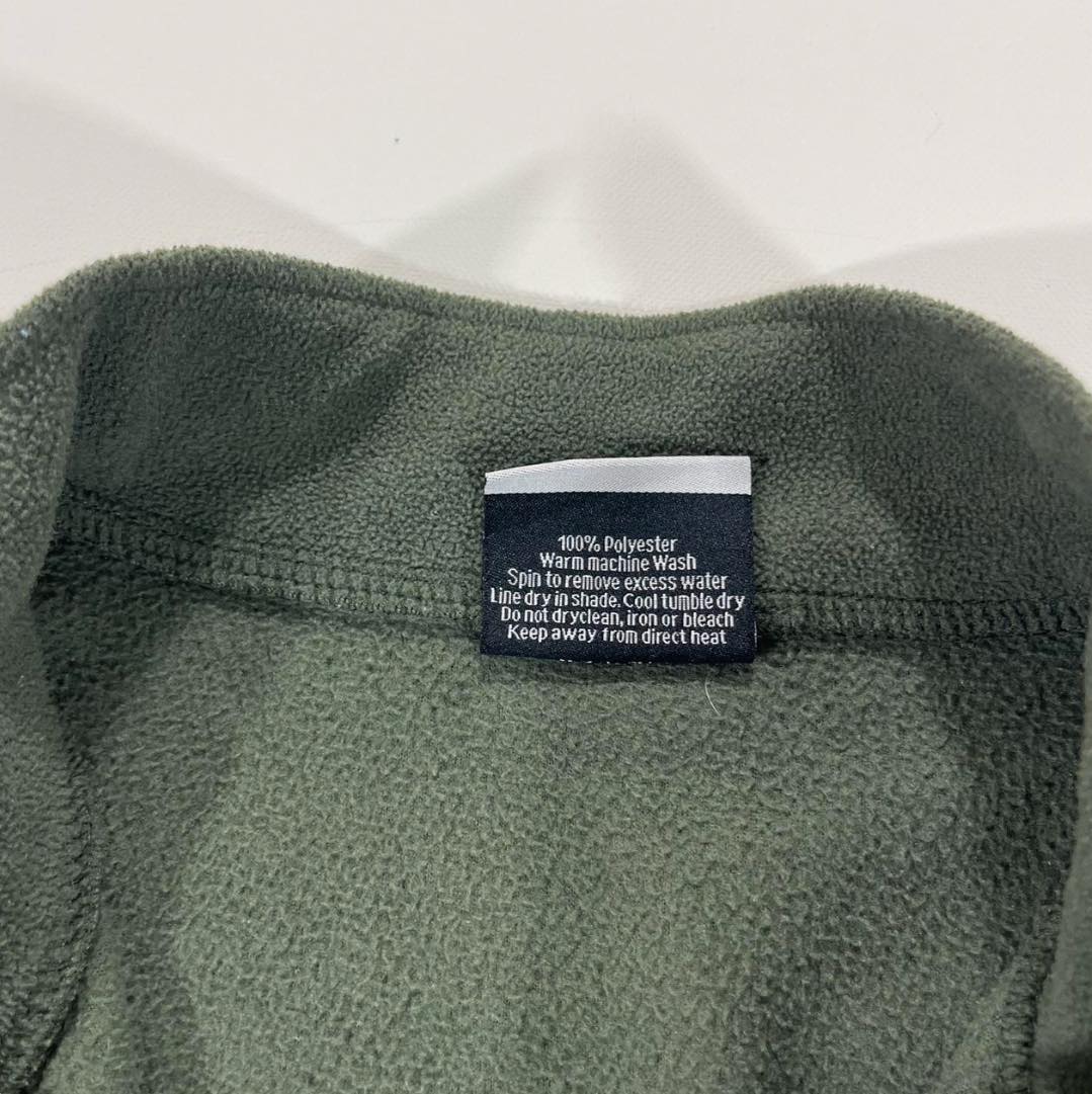 HUNTING & FISHING GREEN QUARTER ZIP FLEECE (M)