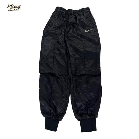 VINTAGE NIKE BLACK NYLON TRACK PANTS (M) ¹⁵