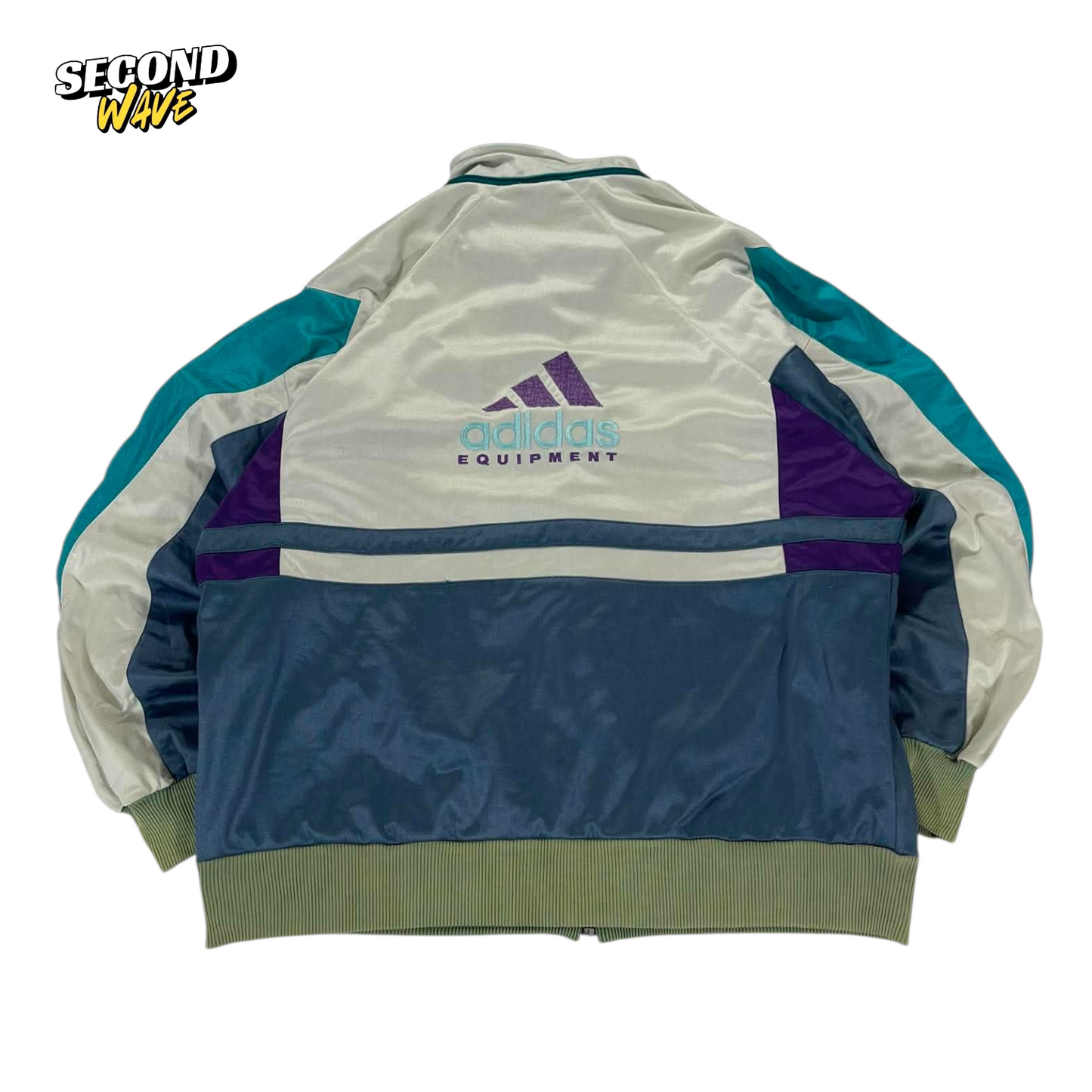 VINTAGE ADIDAS EQUIPMENT MULTICOLOURED TRACK JACKET (M)