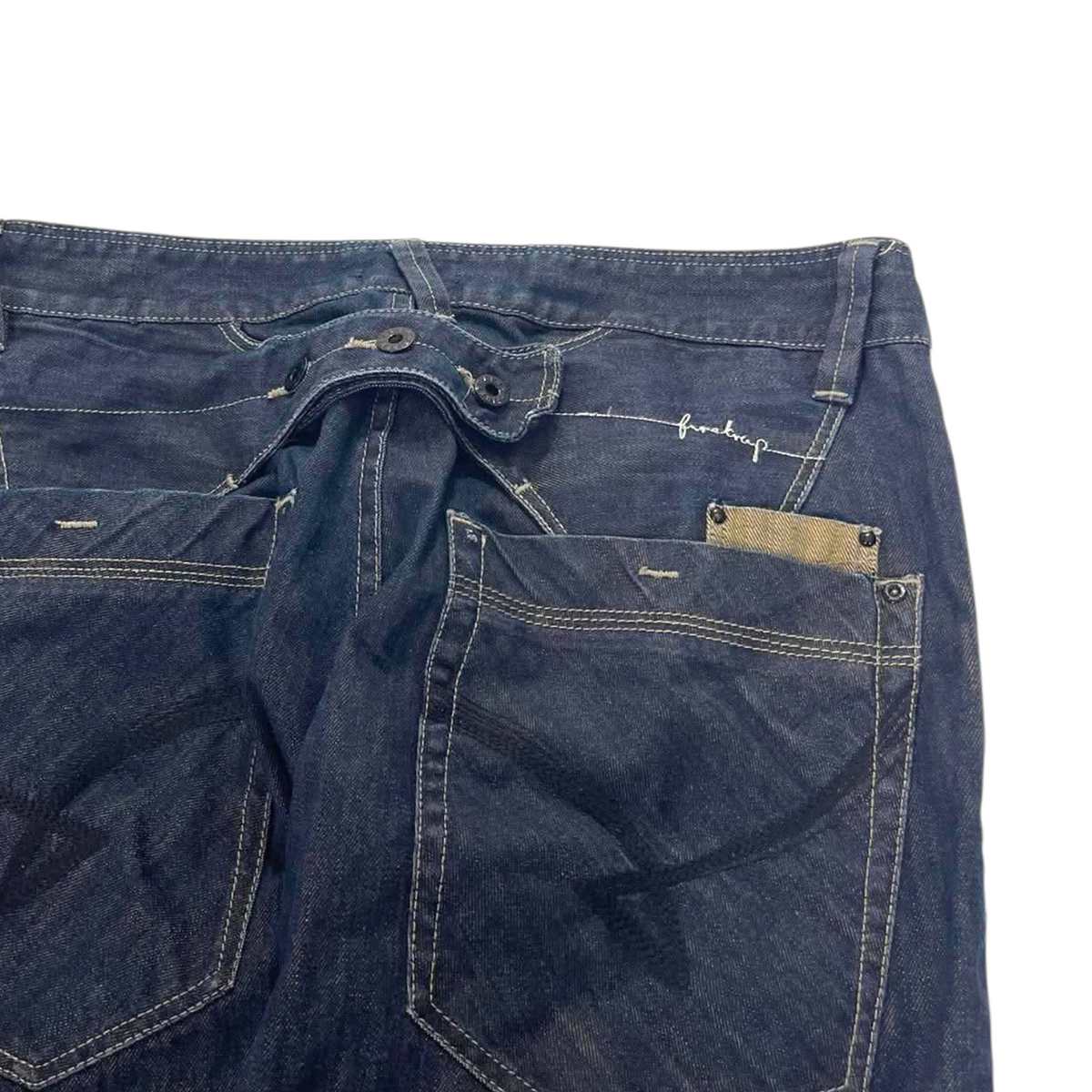 Y2K FIRETRAP WIDE LEG JEANS (34)