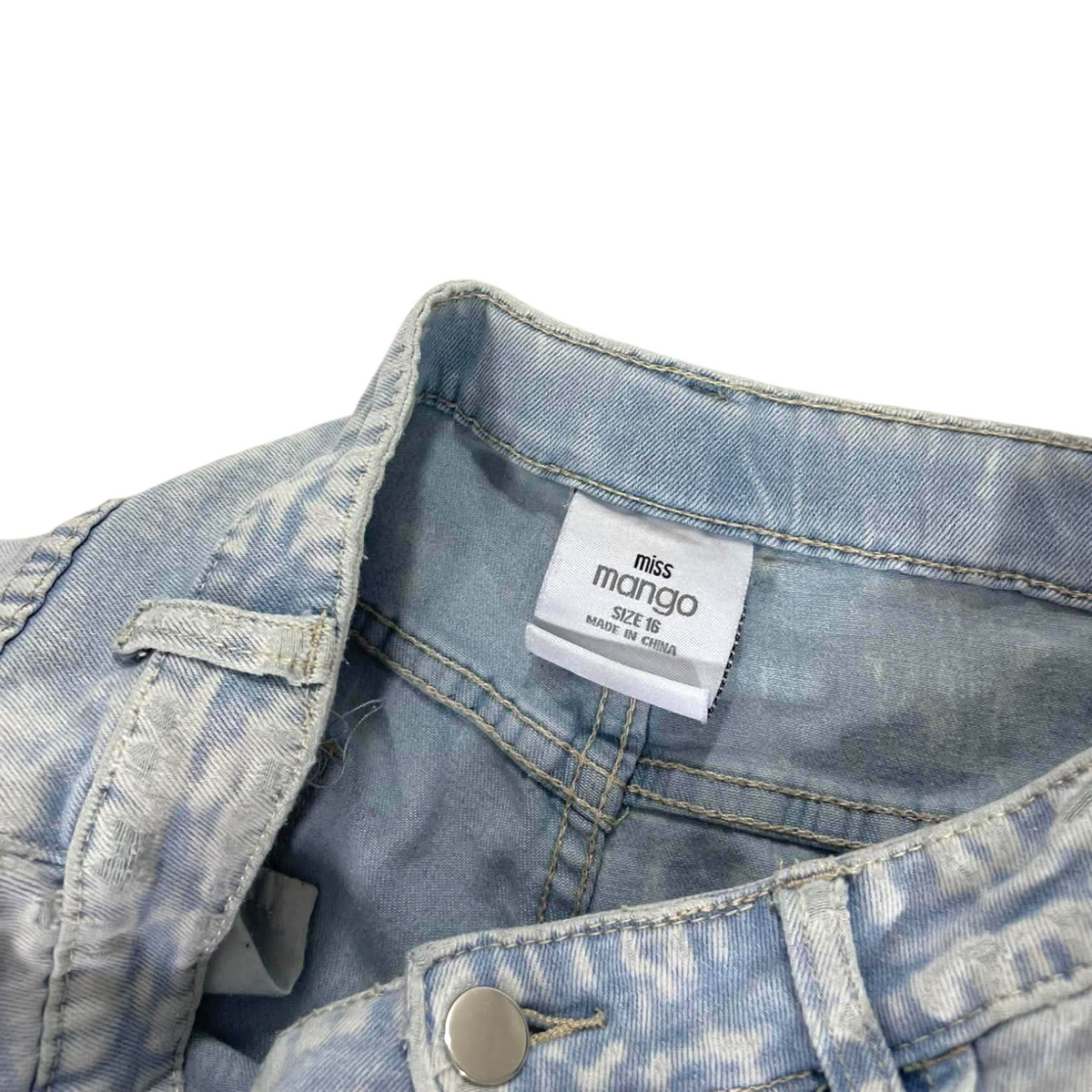 MISS MANGO BAGGY CARGO JEANS (16)