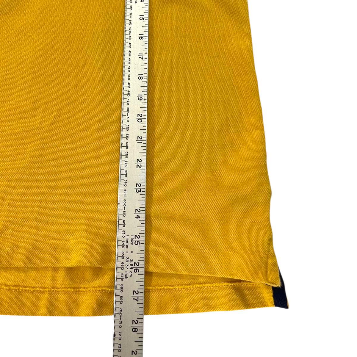 U.S. POLO ASSN. YELLOW POLO SHIRT (BEST FIT M)
