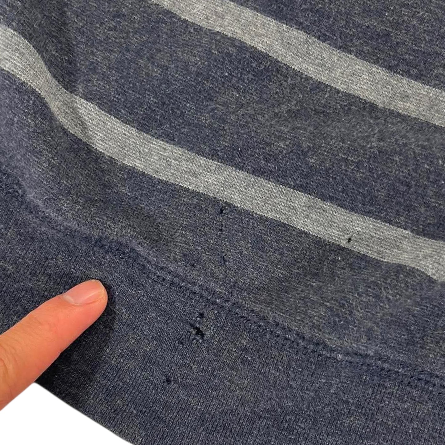 BARKERS NAVY STRIPED LONG SLEEVE (S)