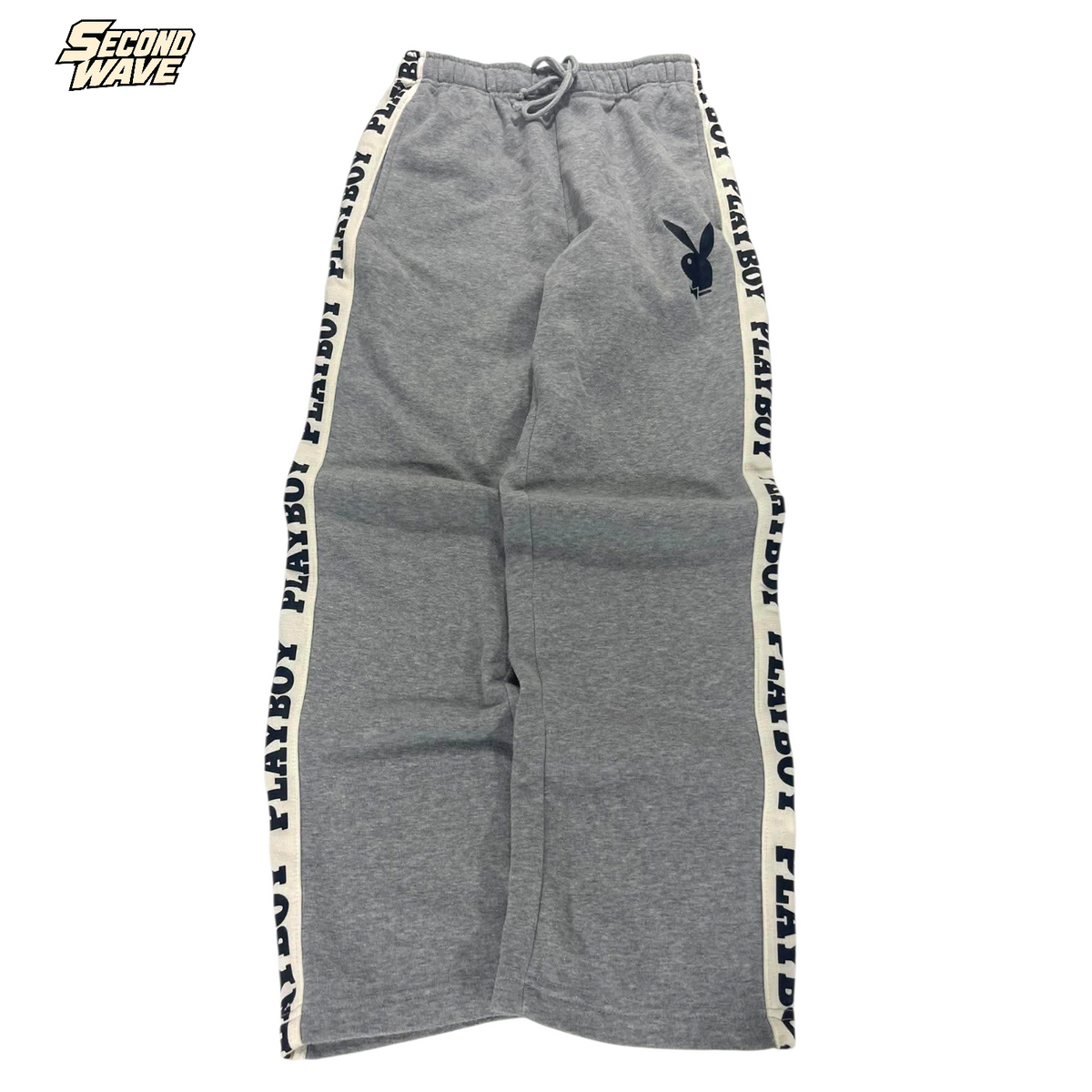 GRAY PLAYBOY SWEATPANTS (S)