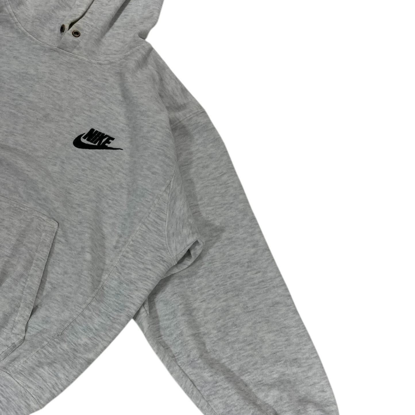 VINTAGE NIKE HOODIE WITH EMBROIDERED LOGO (M)