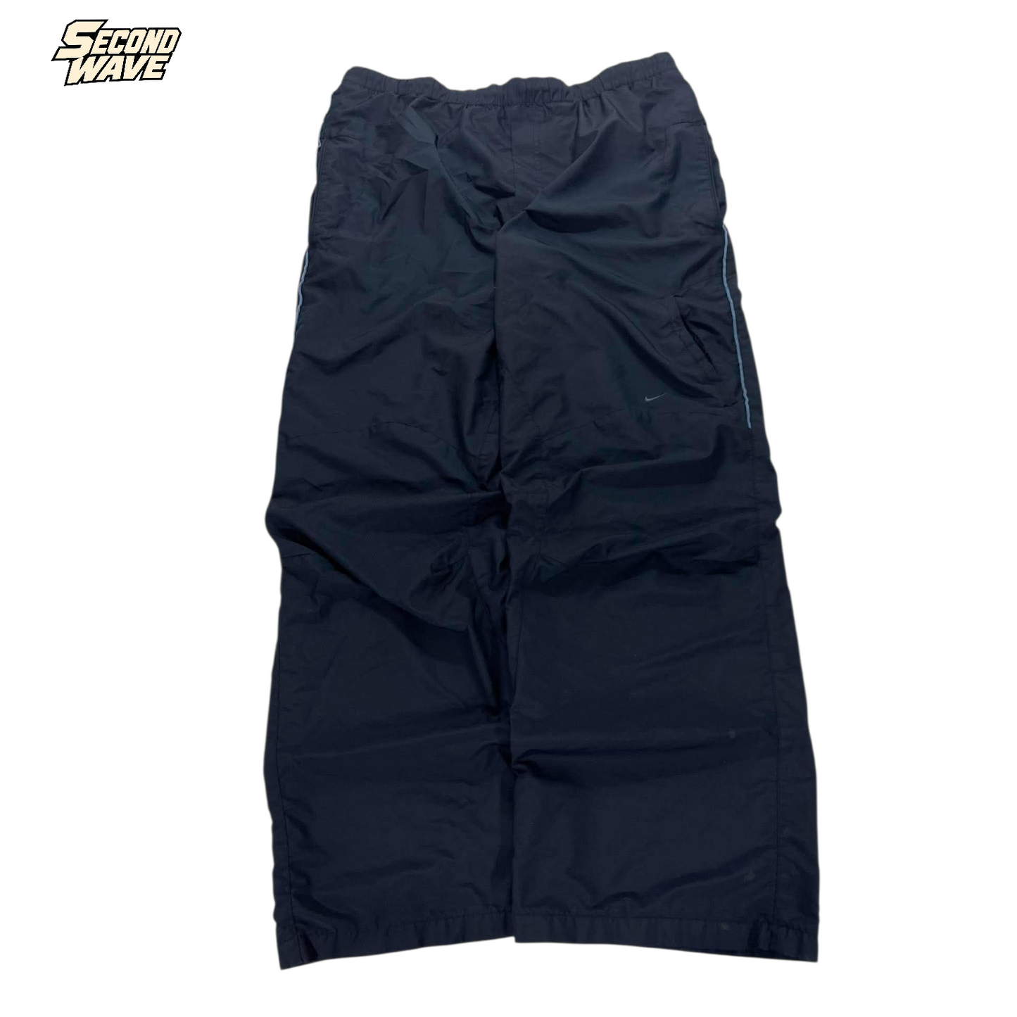 Y2K NIKE NAVY BLUE TRACK PANTS¹ (BEST FIT L)