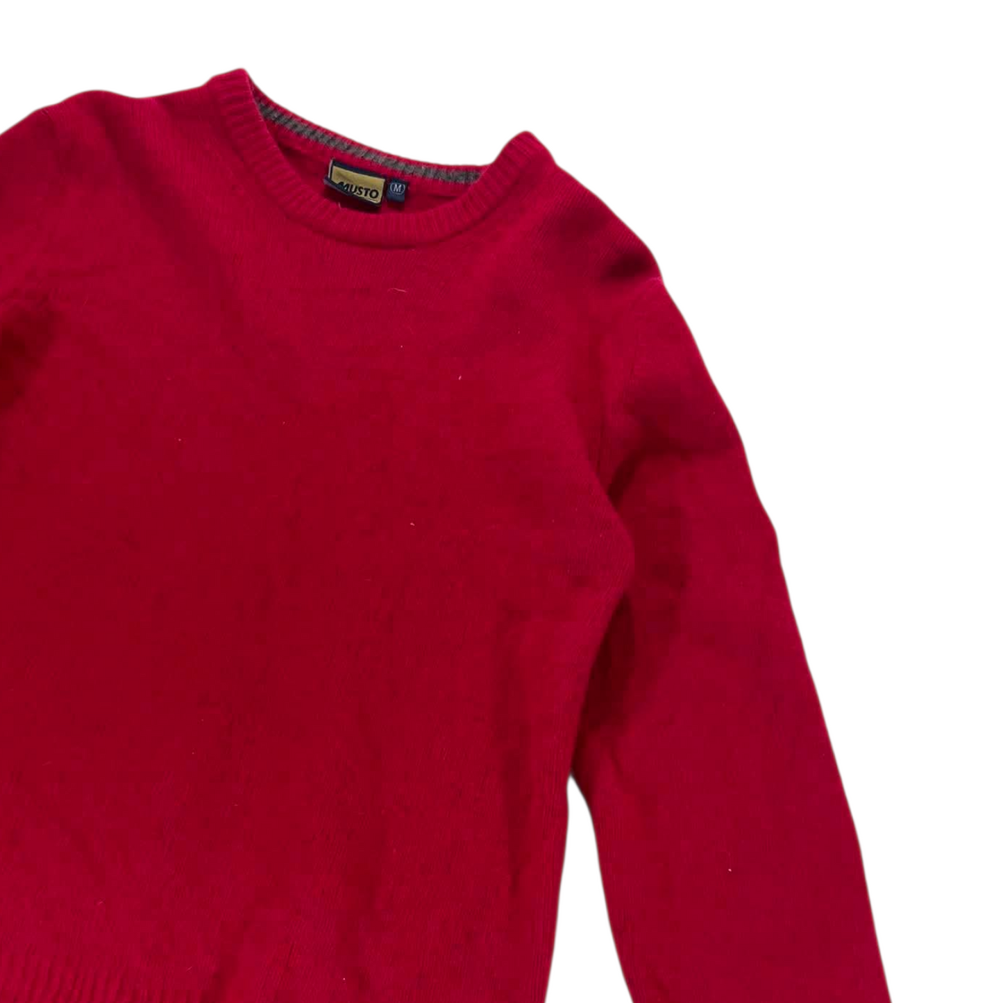 MUSTO RED SWEATER (M)