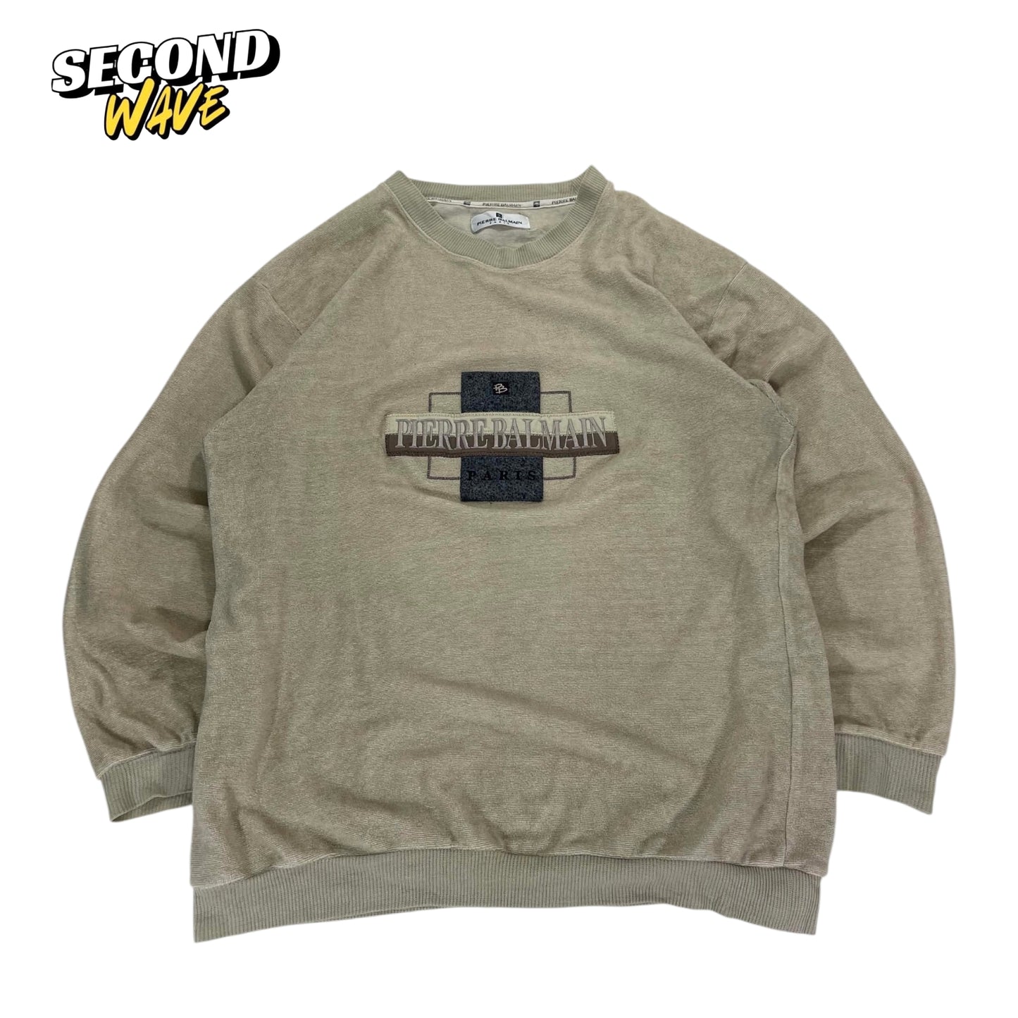 VINTAGE PIERRE BALMAIN PARIS SWEATSHIRT (M)
