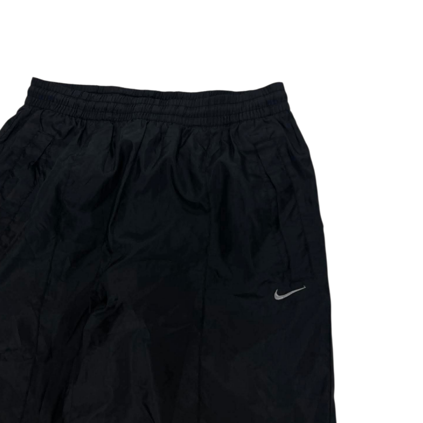 VINTAGE NIKE BLACK TRACK PANTS ⁸ (L)