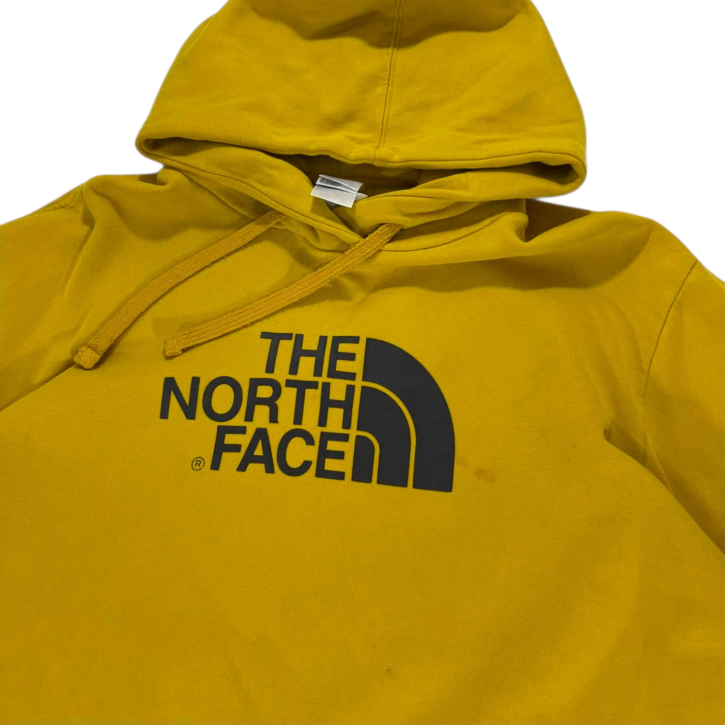 THE NORTH FACE YELLOW HOODIE (XL)