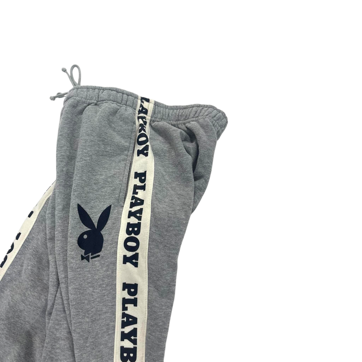 GRAY PLAYBOY SWEATPANTS (S)