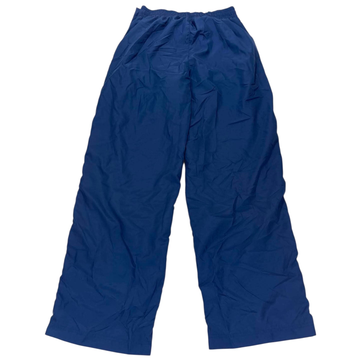 VINTAGE SNAP ON NIKE BLUE AND YELLOW TRACK PANTS (L)