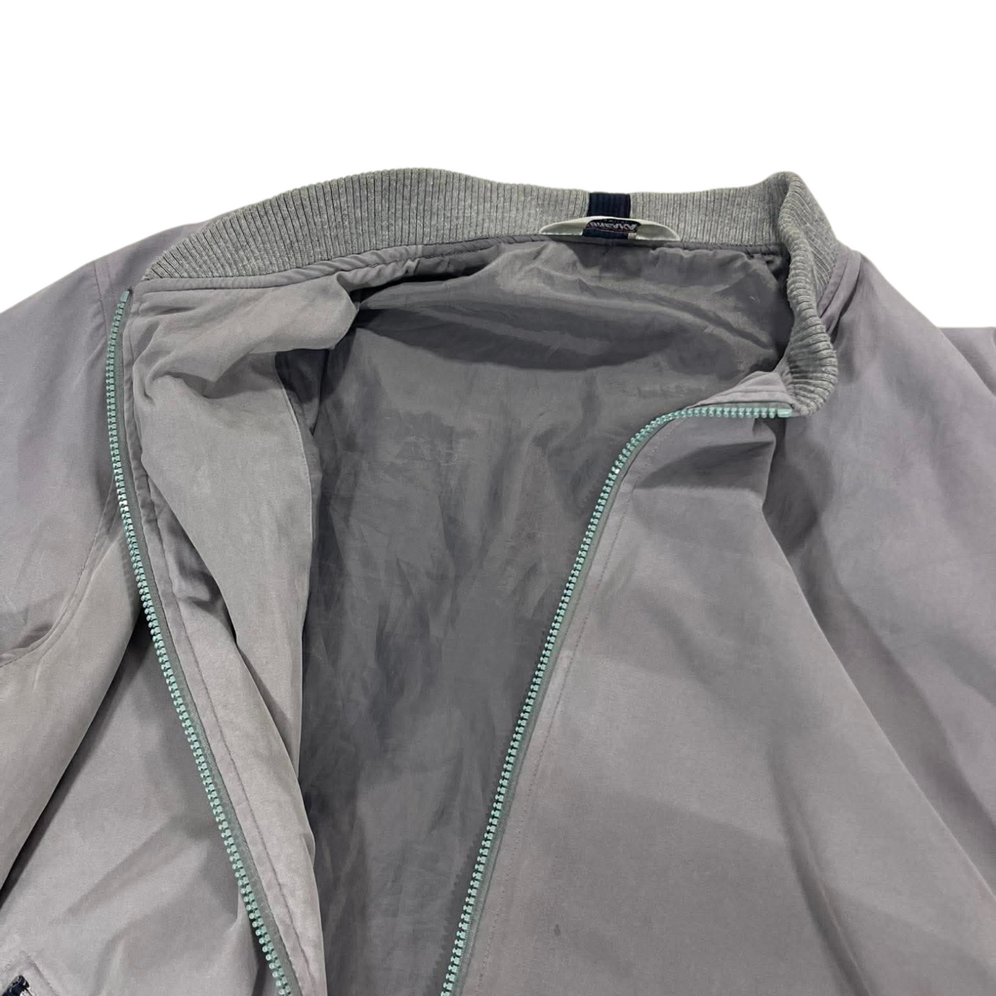 VINTAGE BREAKAWAY GREY WINDBREAKER JACKET (L)