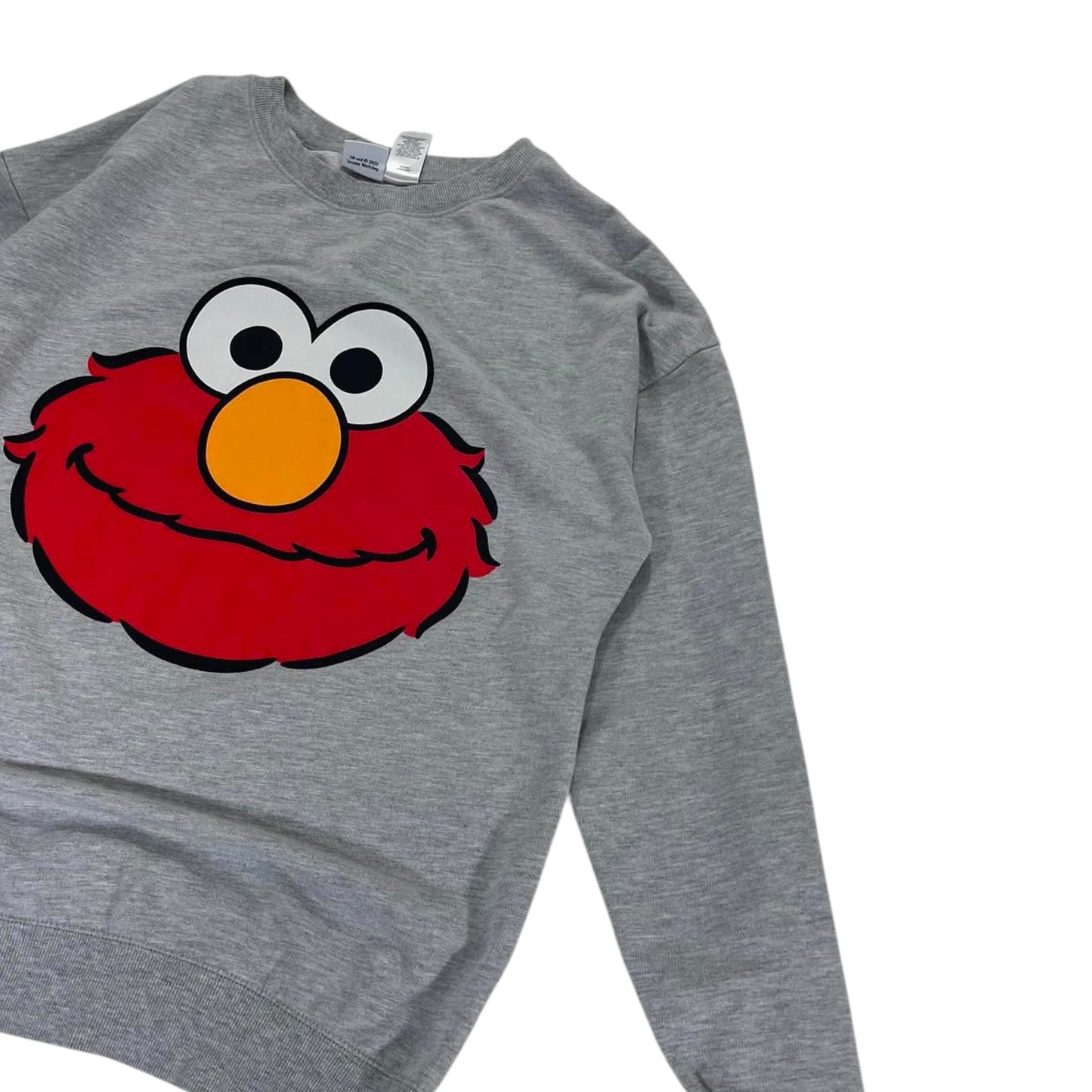 SESAME STREET ELMO GREY CREWNECK (S-M)